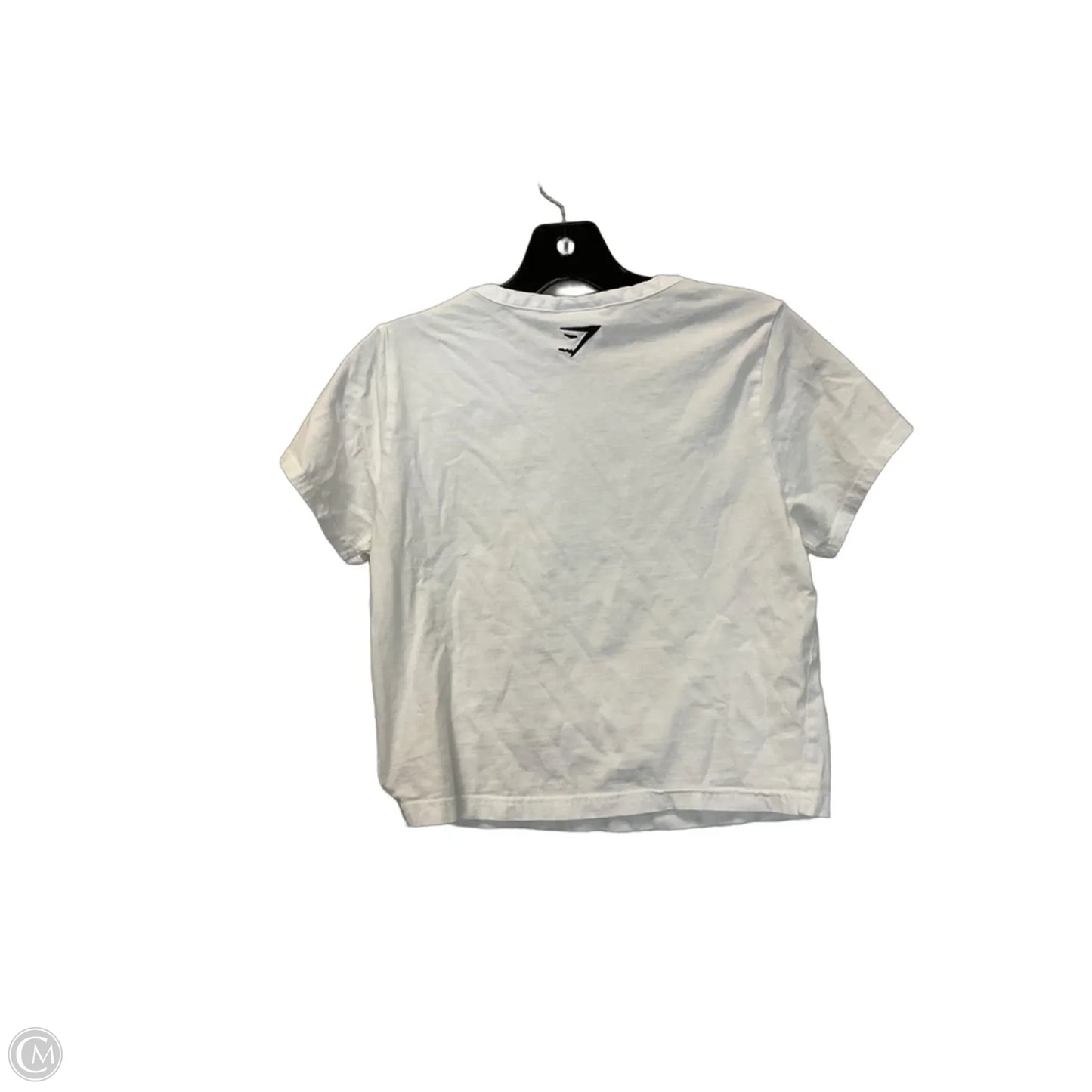 Top Short Sleeve By Gym Shark In White, Size: M