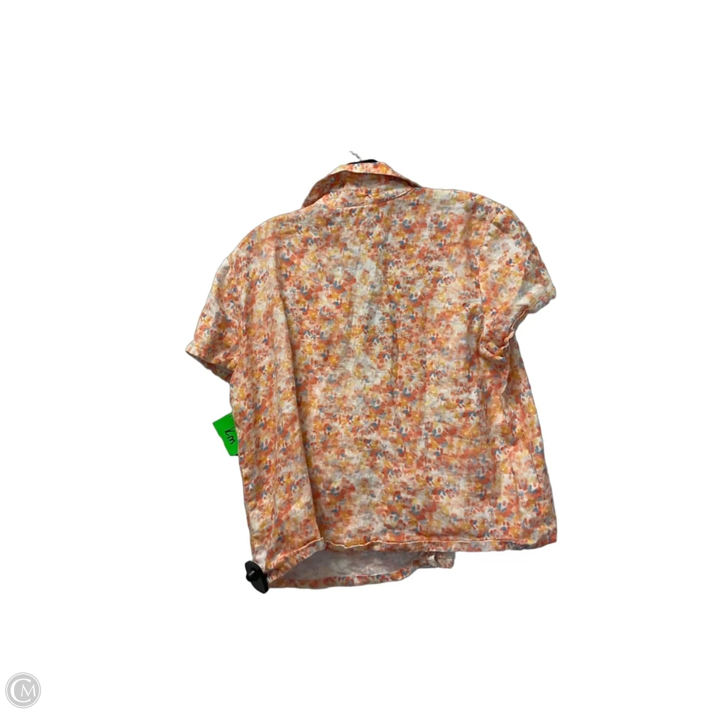 Top Short Sleeve By Cloth & Stone In Orange, Size: M