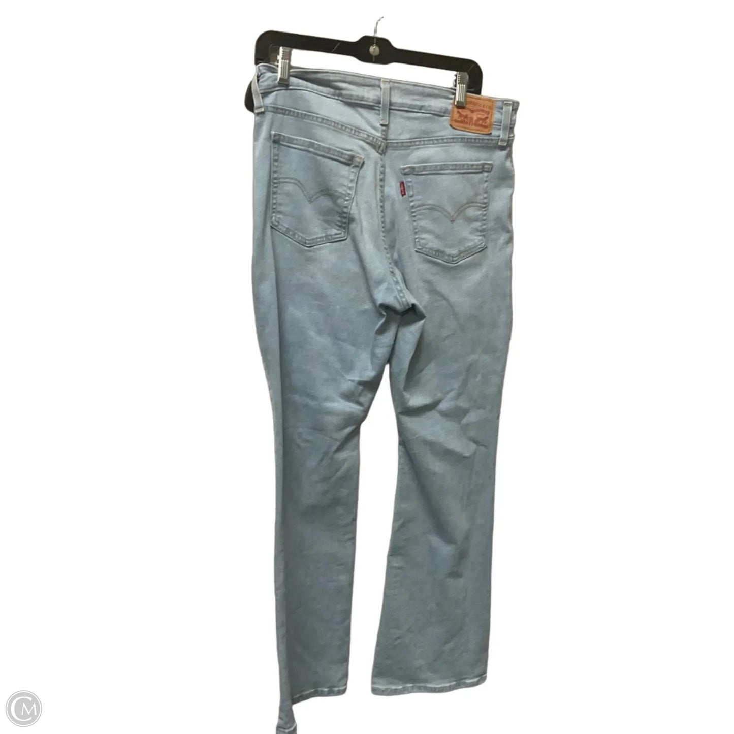 Jeans Flared By Levis In Blue Denim, Size: 10