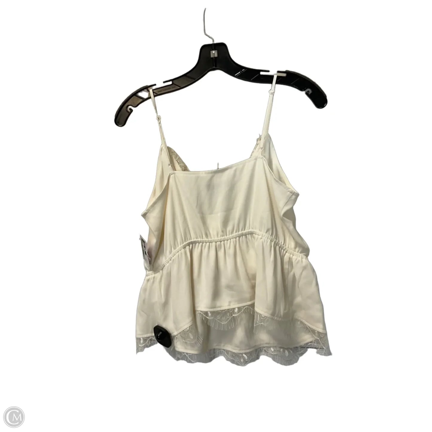 Top Sleeveless By Express In Cream, Size: S