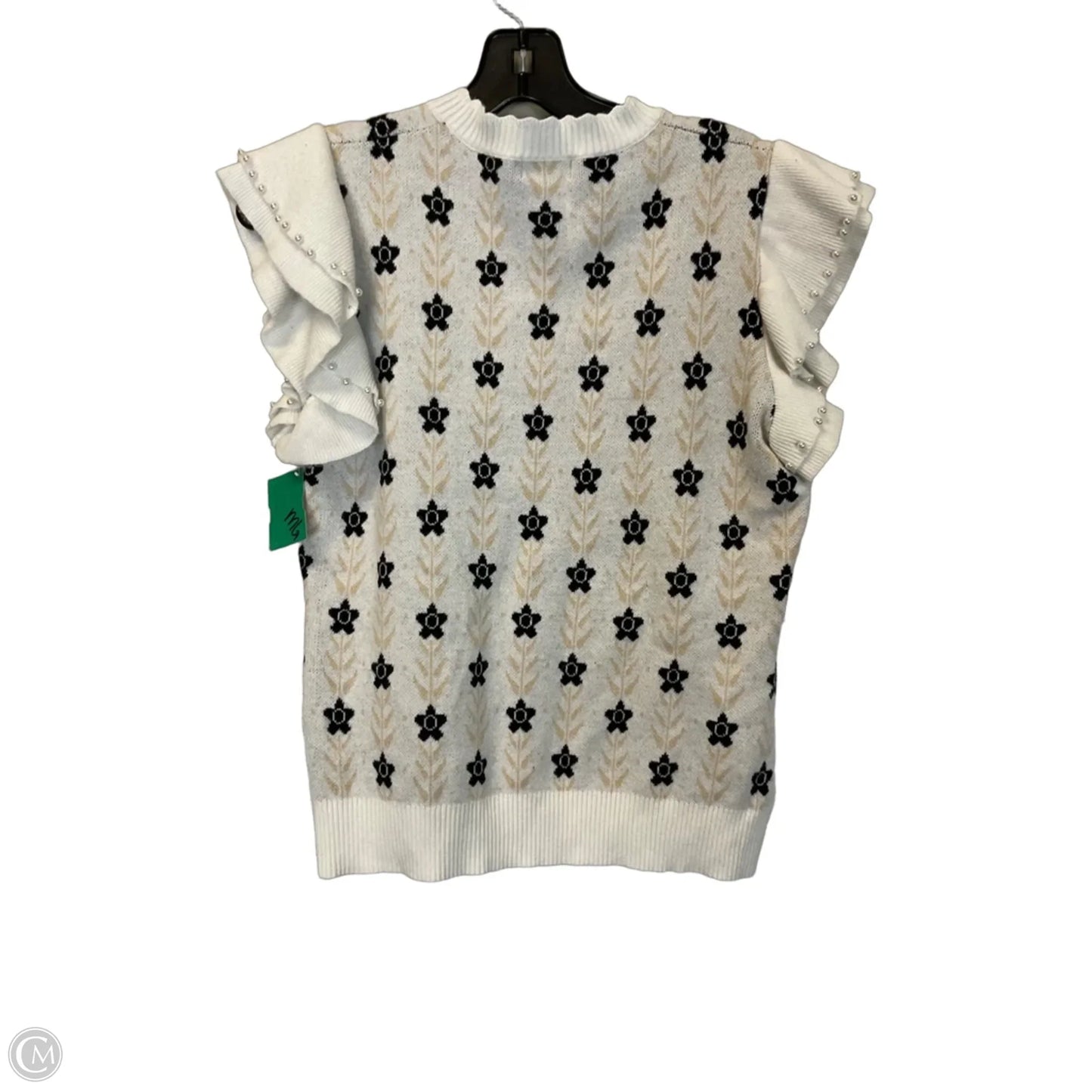 Top Short Sleeve By Ontwelfth In White, Size: M