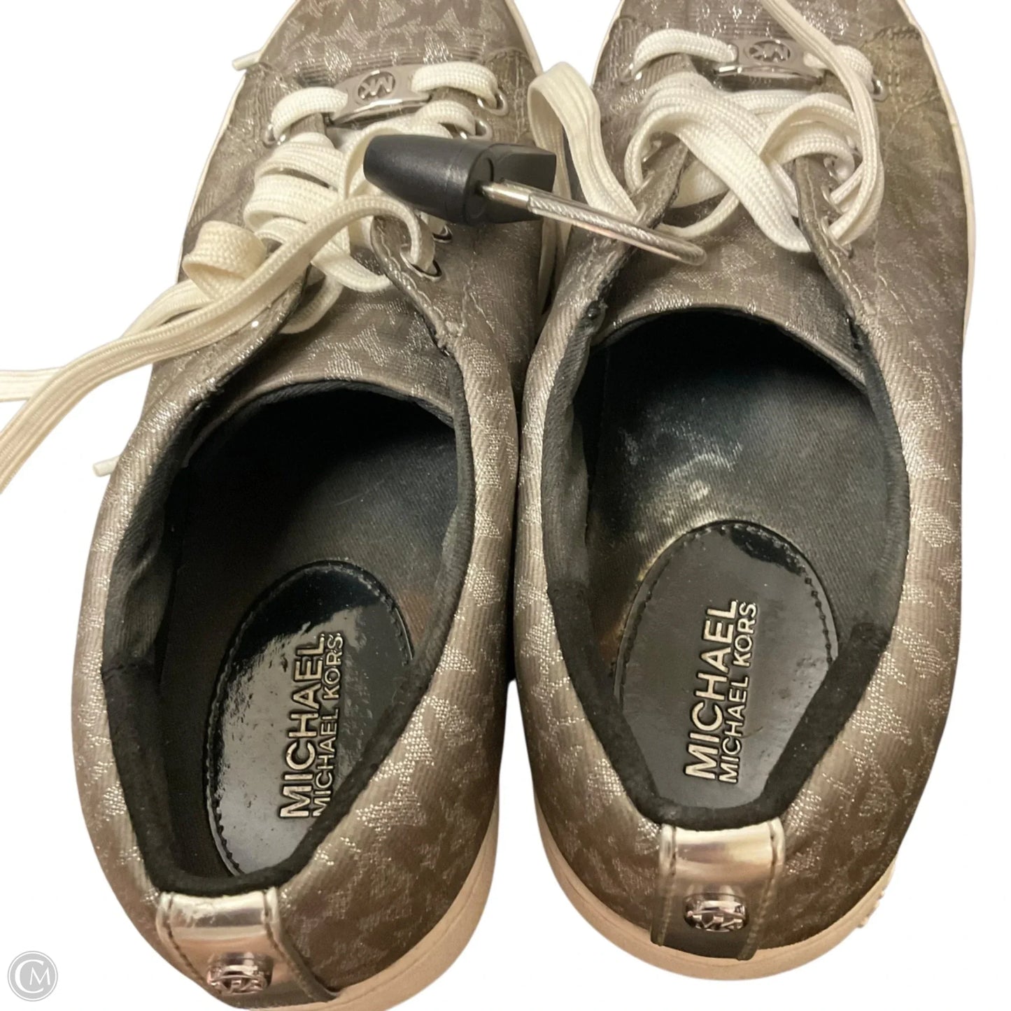 Shoes Designer By Michael Kors In Grey, Size: 7
