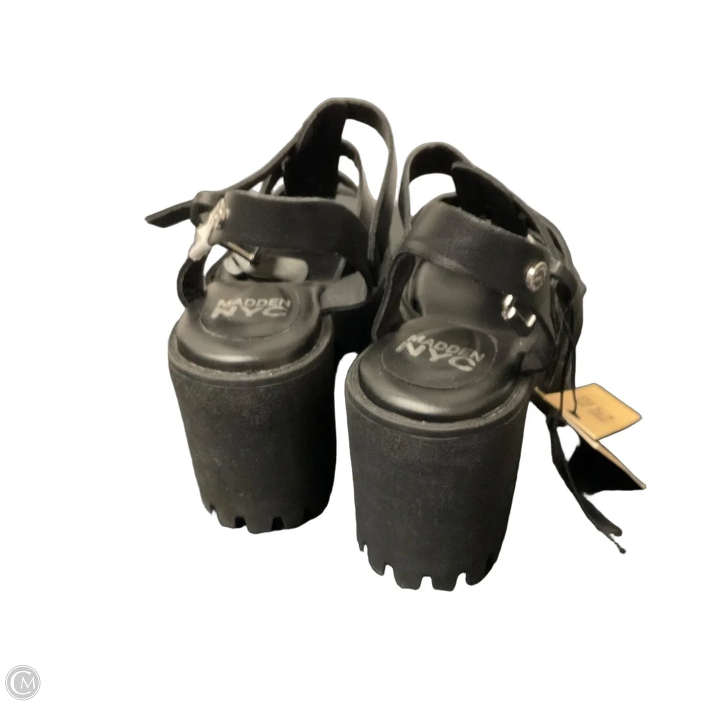 Shoes Heels Block By Madden Nyc In Black, Size: 8.5