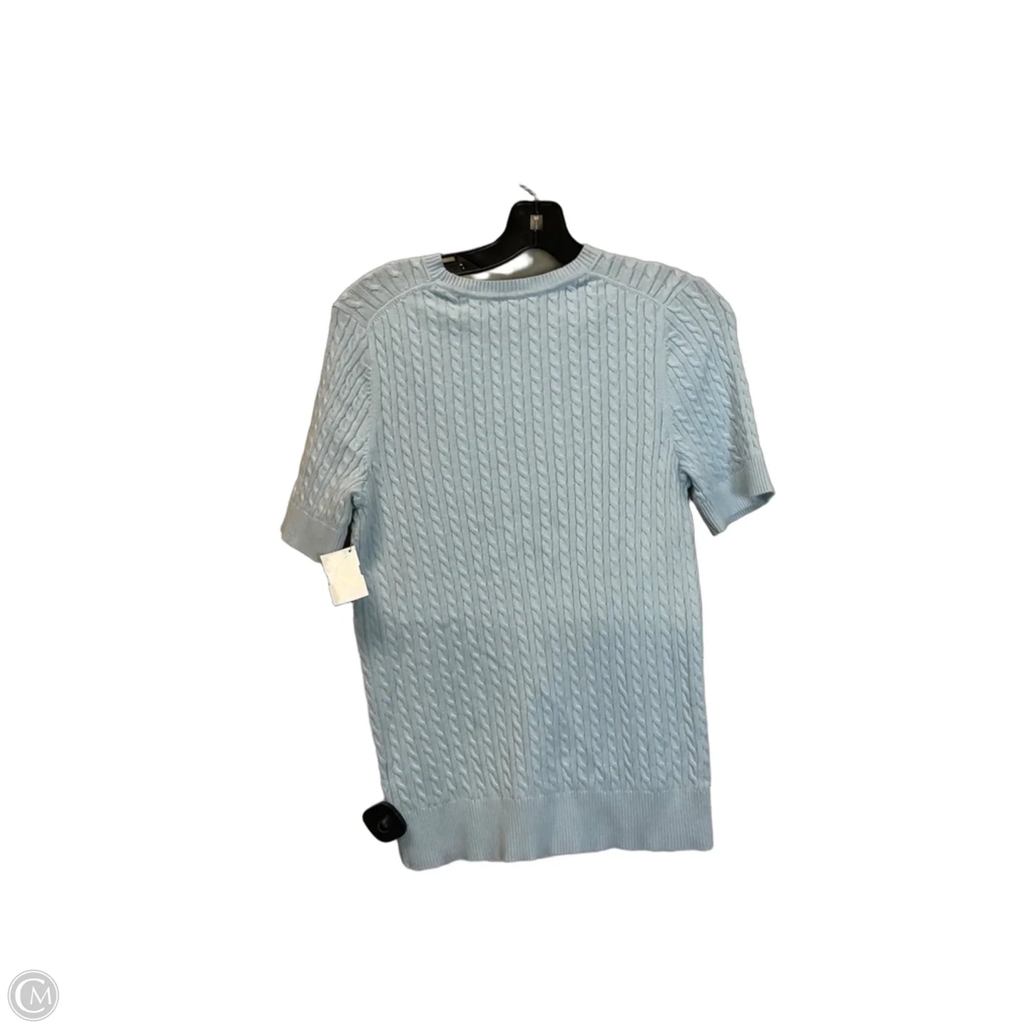Top Short Sleeve By Tommy Hilfiger In Blue, Size: M