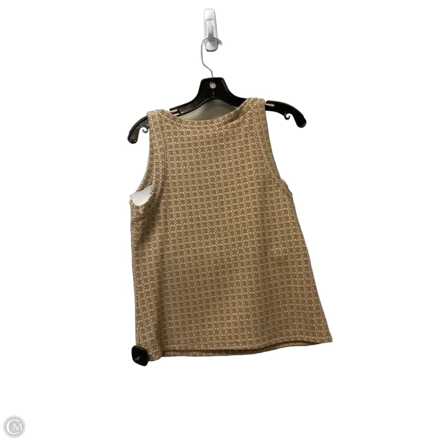 Top Sleeveless By Ann Taylor In Tan, Size: M