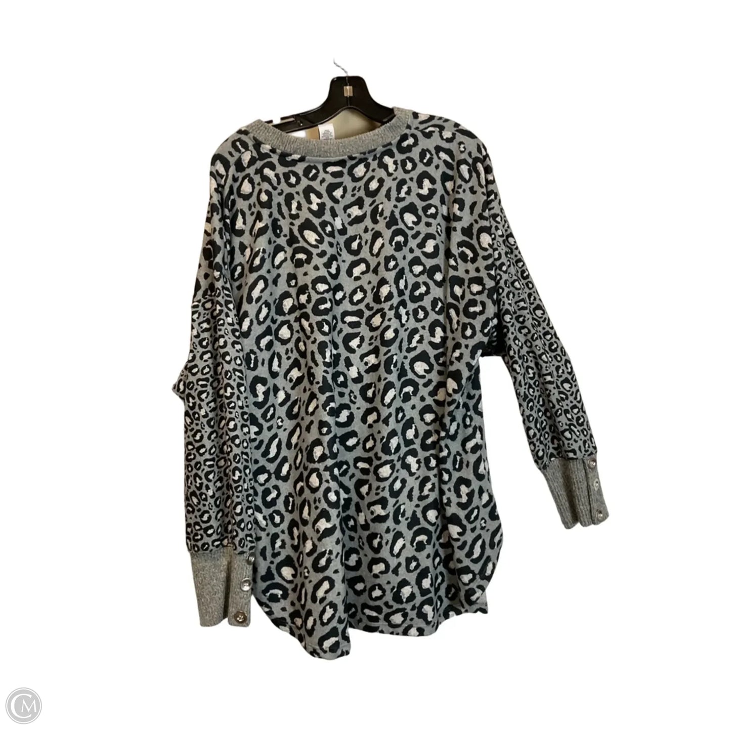 Top Long Sleeve By Ruby Rd In Animal Print, Size: 2x