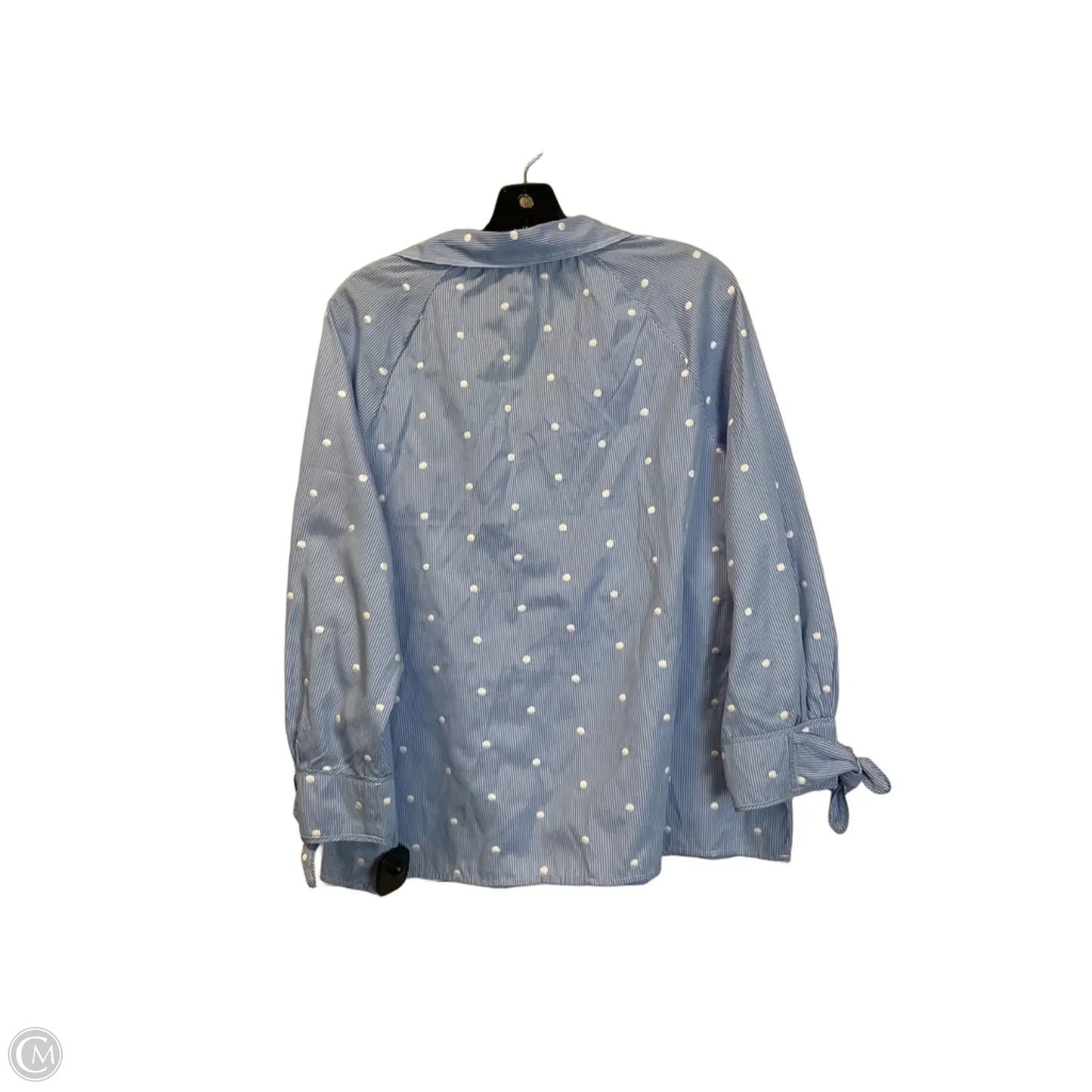 Top Long Sleeve By Crown And Ivy In Blue, Size: Xl
