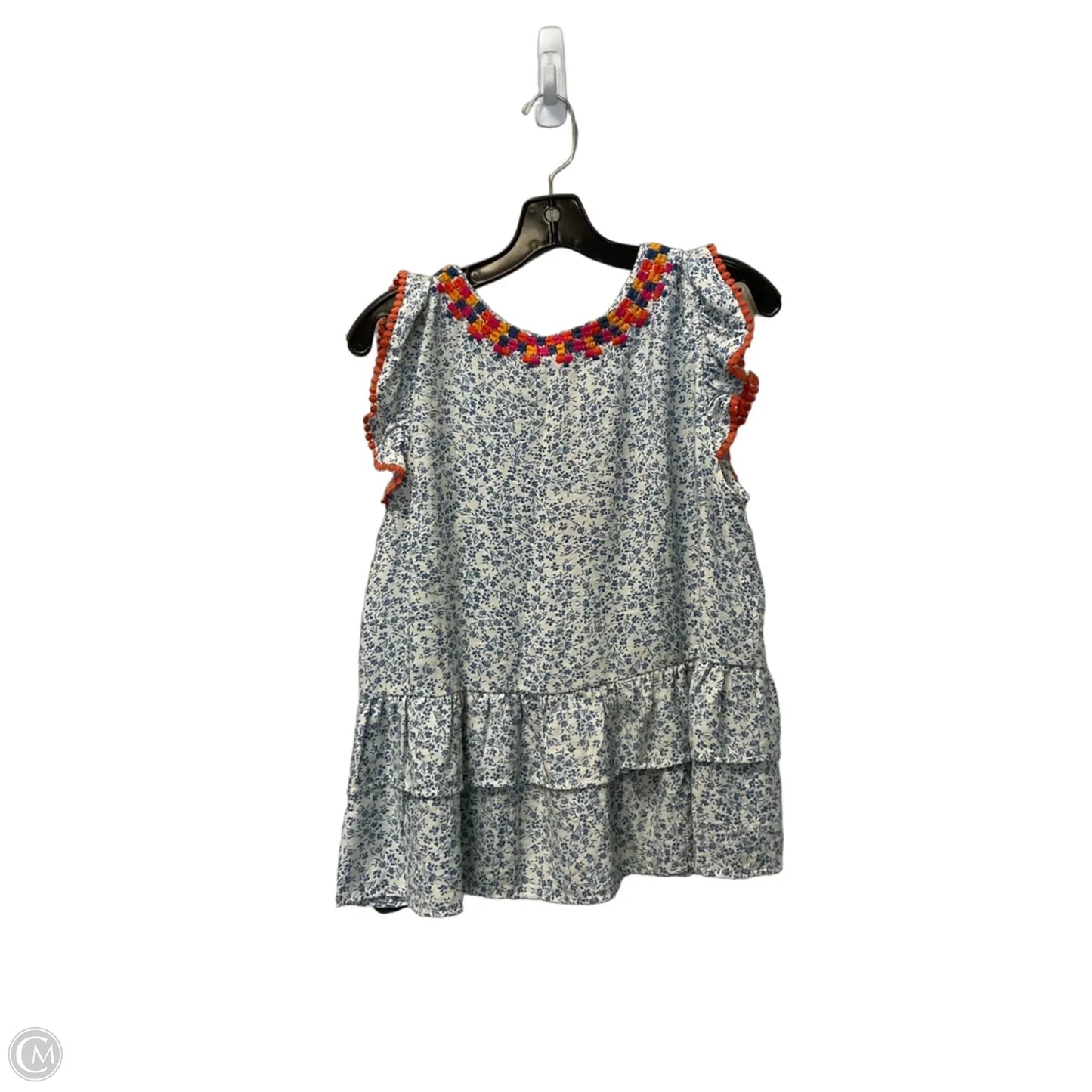 Top Sleeveless By Thml In Floral Print, Size: M
