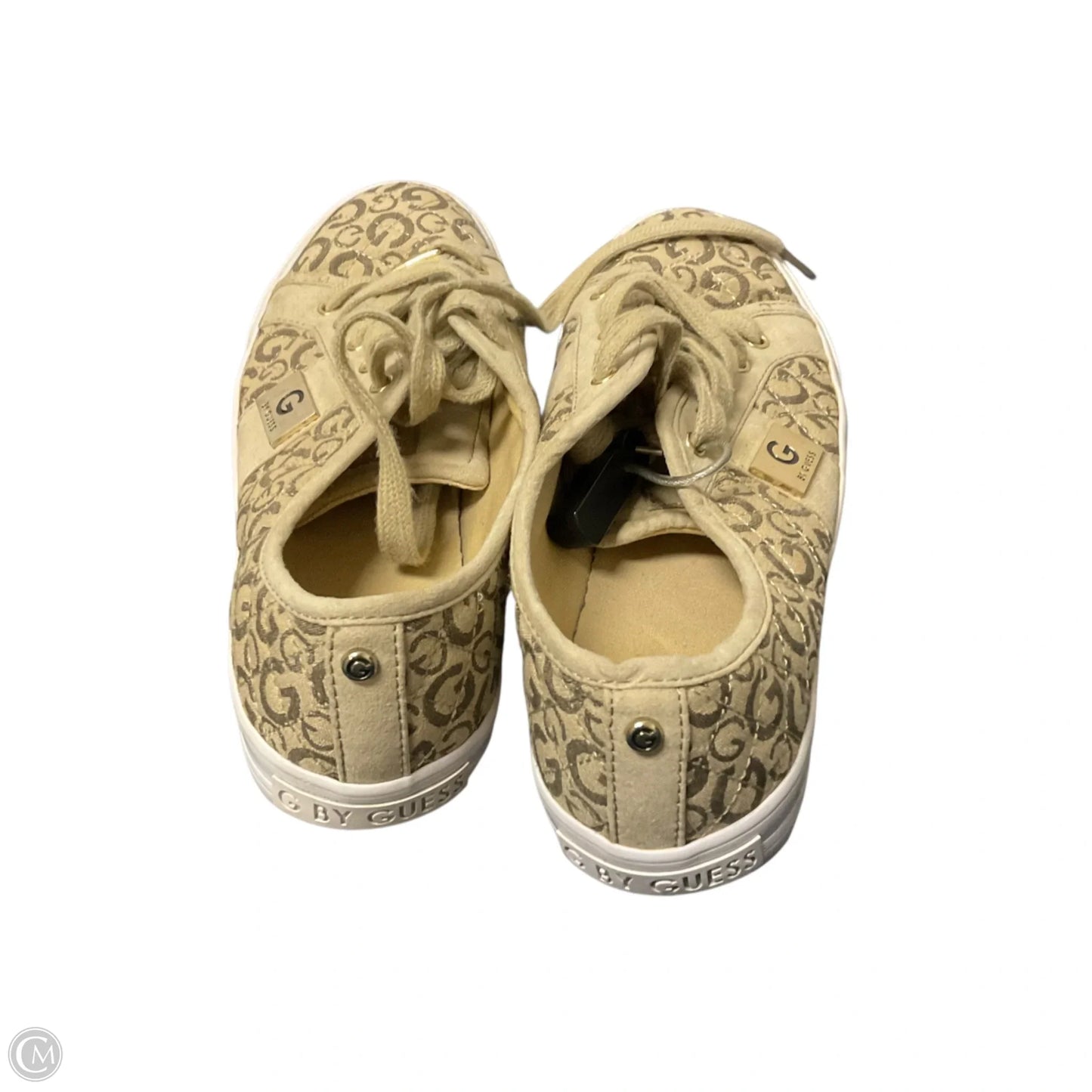 Shoes Sneakers By Guess In Tan, Size: 9.5