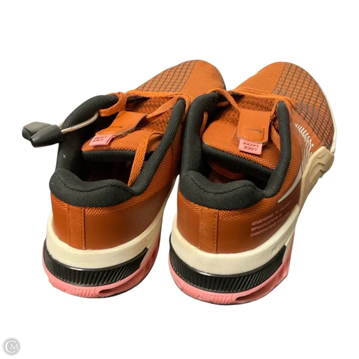 Shoes Athletic By Nike In Orange, Size: 9