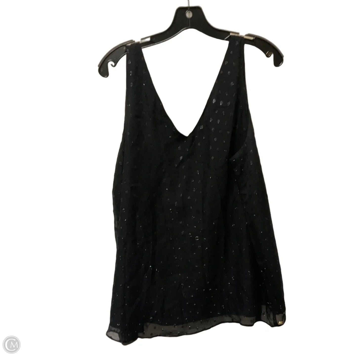 Top Sleeveless Designer By Lilly Pulitzer In Black, Size: L