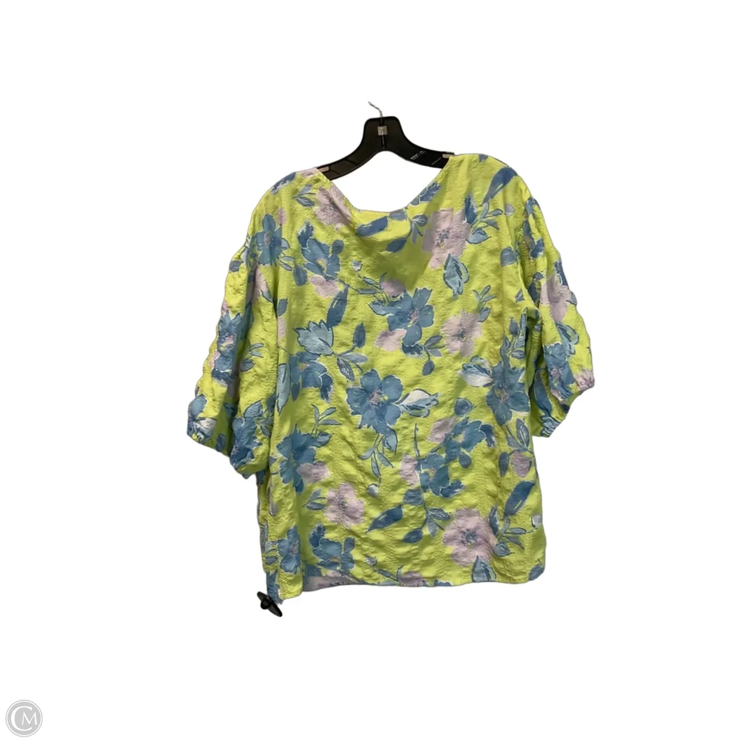 Top Short Sleeve By Ruby Rd In Floral Print, Size: S