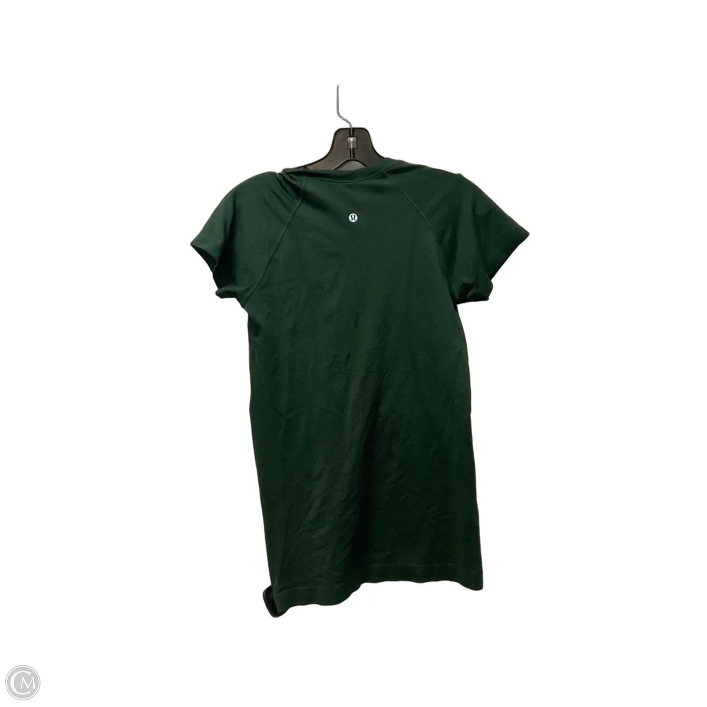 Athletic Top Short Sleeve By Lululemon In Green, Size: S
