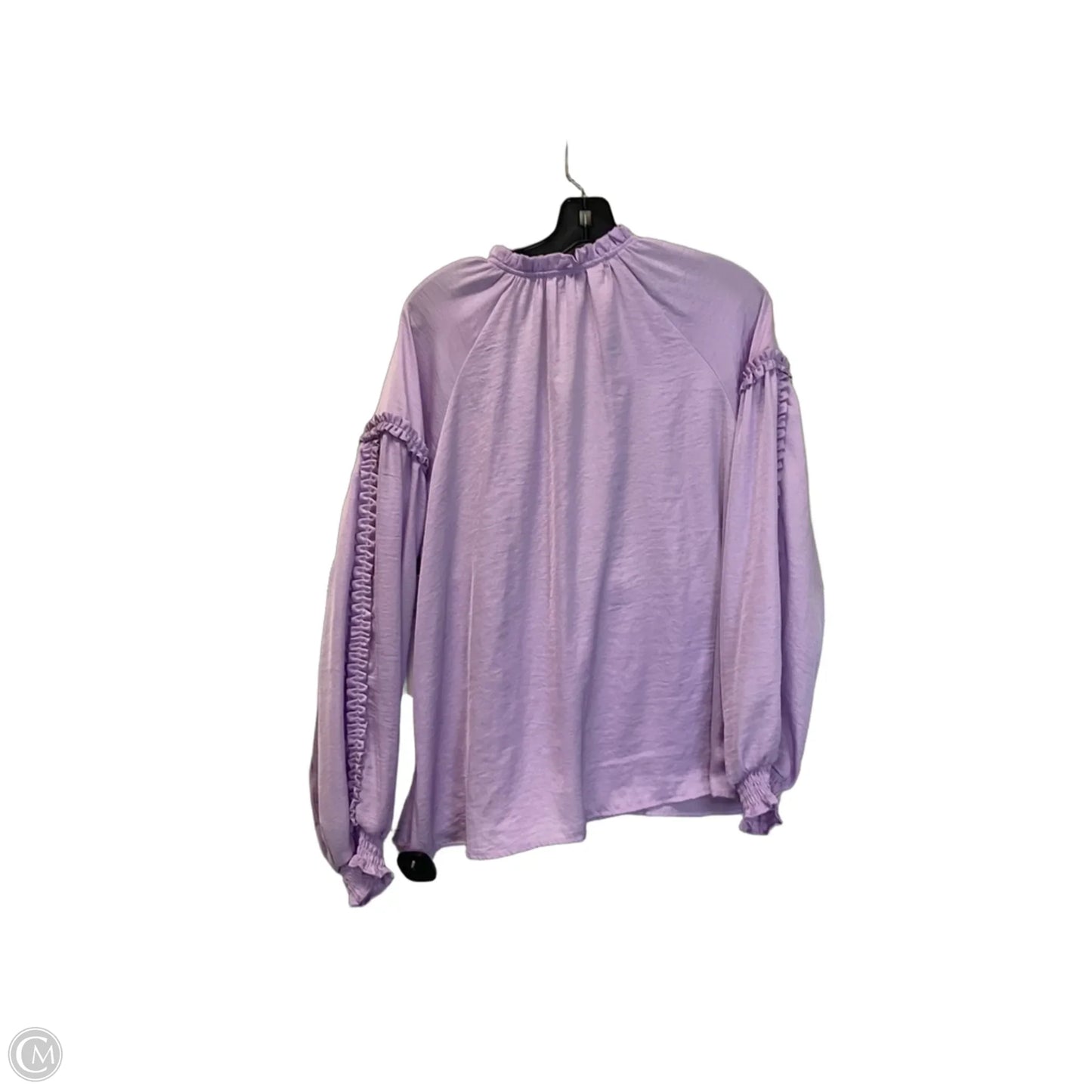 Top 3/4 Sleeve By Cmc In Purple, Size: Xl
