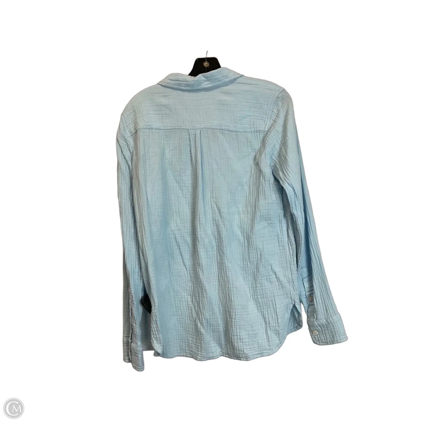 Top Long Sleeve Basic By J. Crew In Blue, Size: S