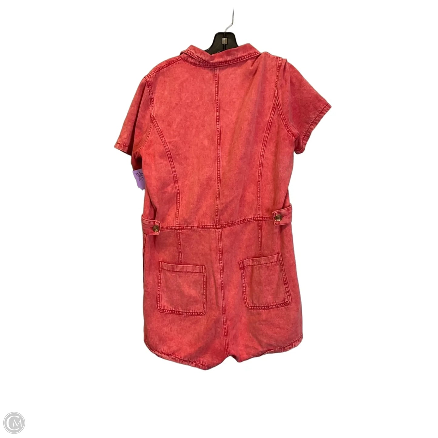 Romper By Clothes Mentor In Coral, Size: M