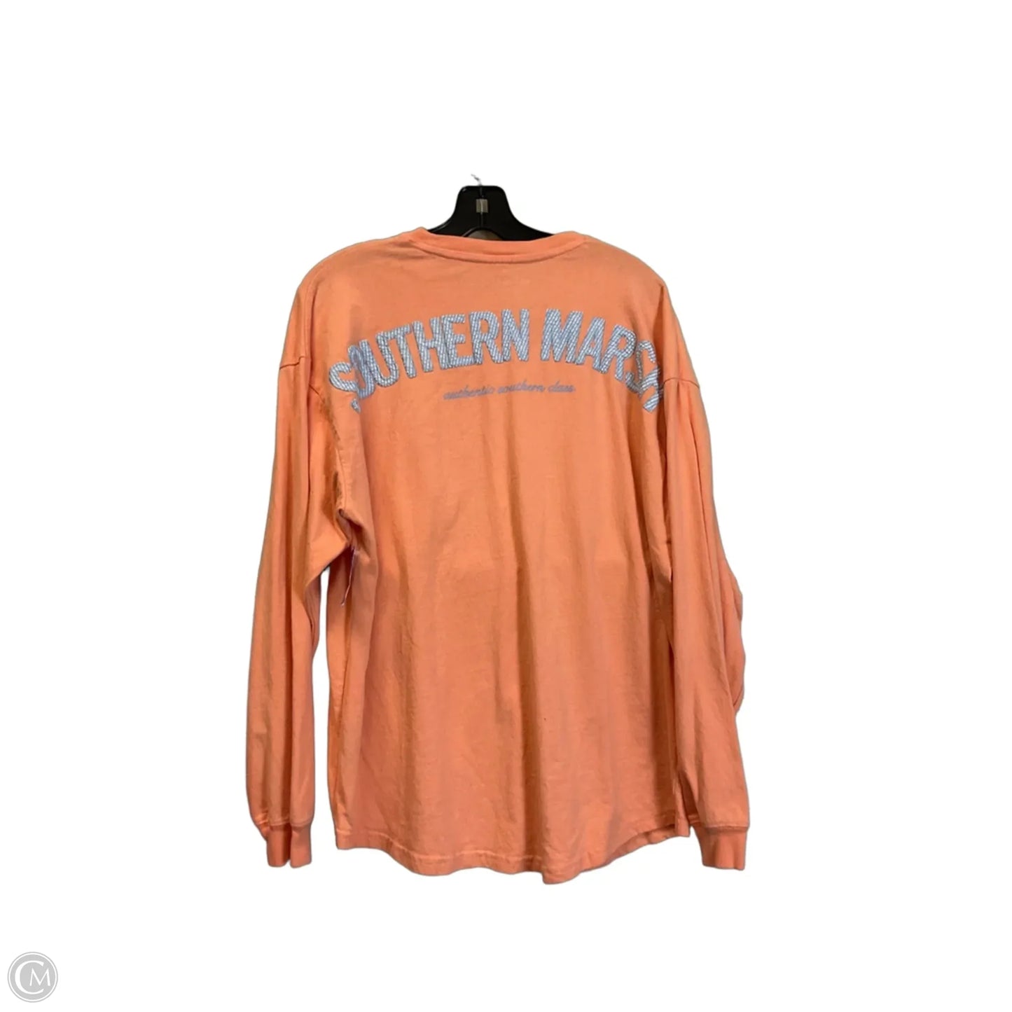 Top Long Sleeve By Clothes Mentor In Orange, Size: M