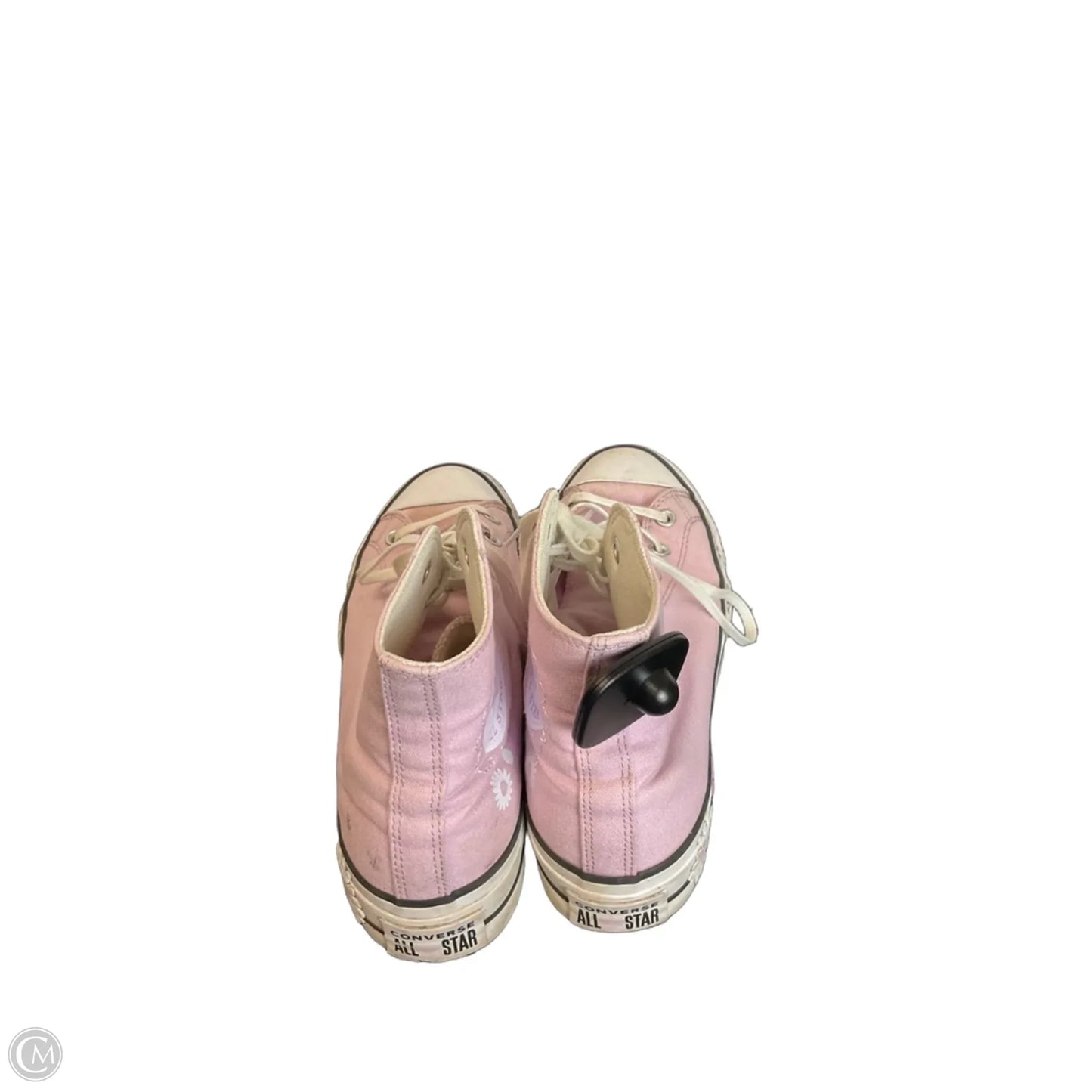 Shoes Sneakers By Converse In Pink & White, Size: 9