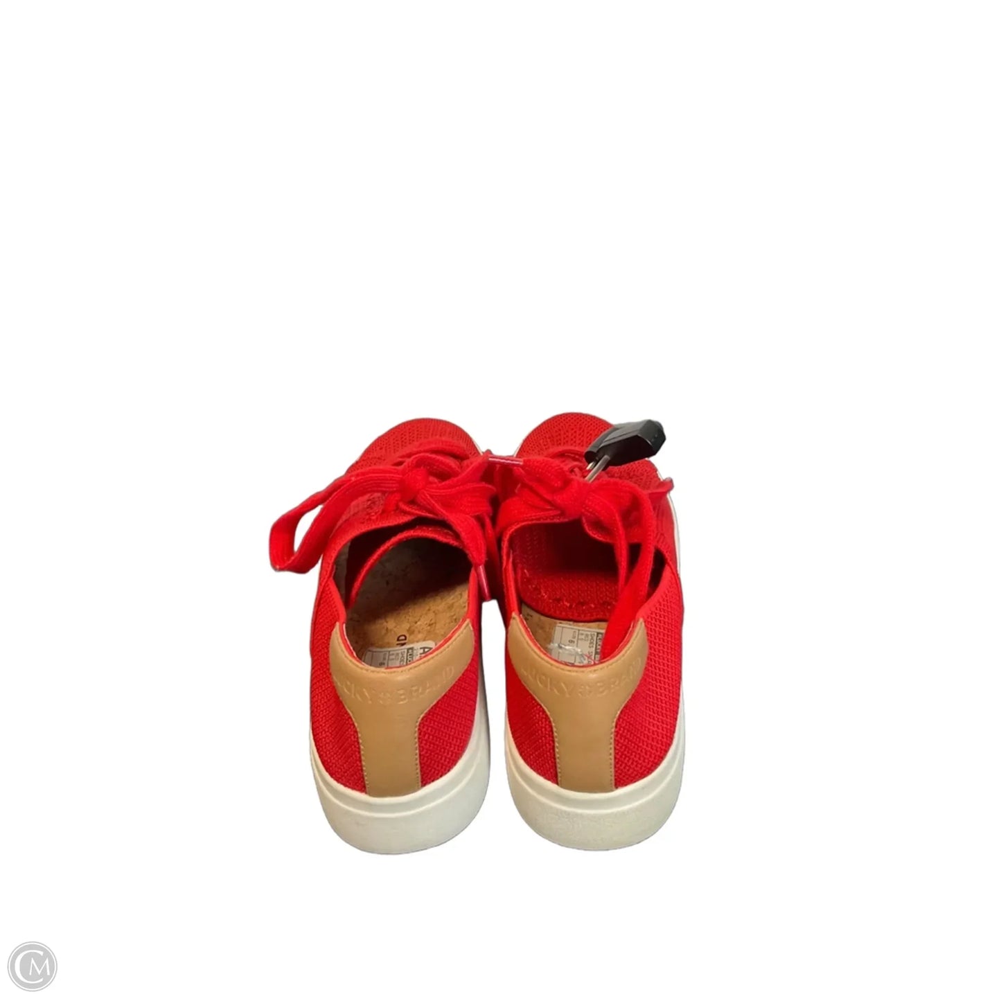 Shoes Sneakers By Lucky Brand In Red, Size: 6.5
