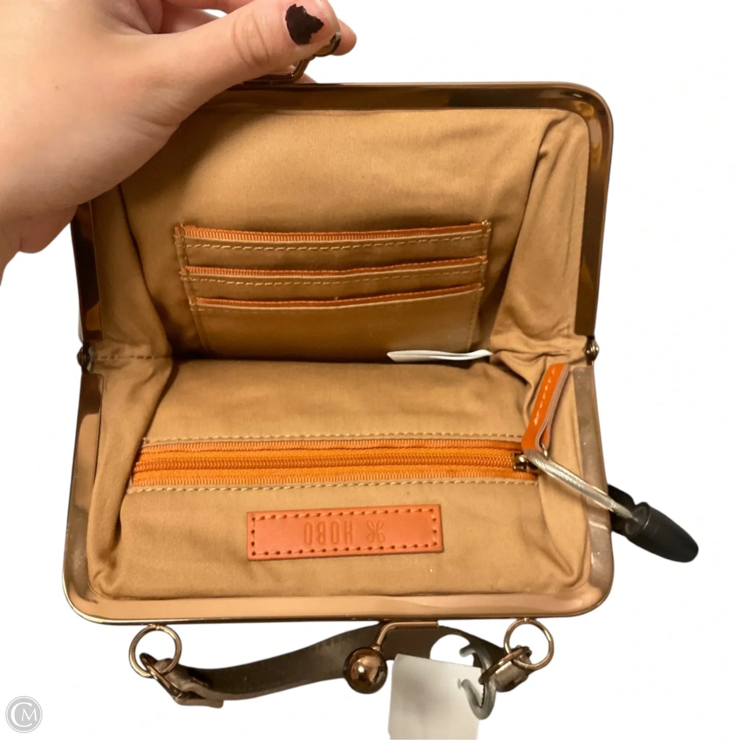 Clutch Leather By Hobo Intl, Size: Small