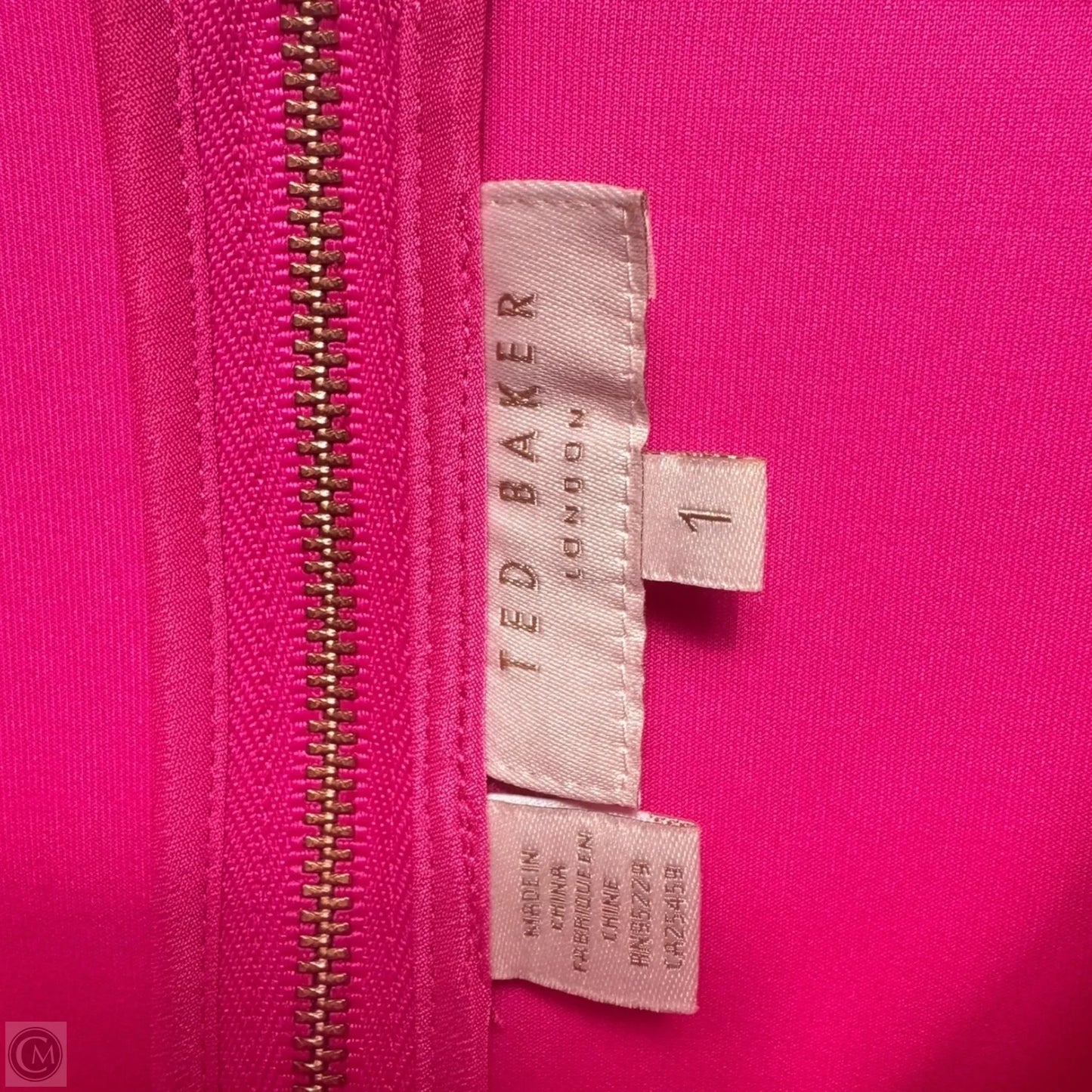 Top Long Sleeve By Ted Baker In Pink, Size: 8