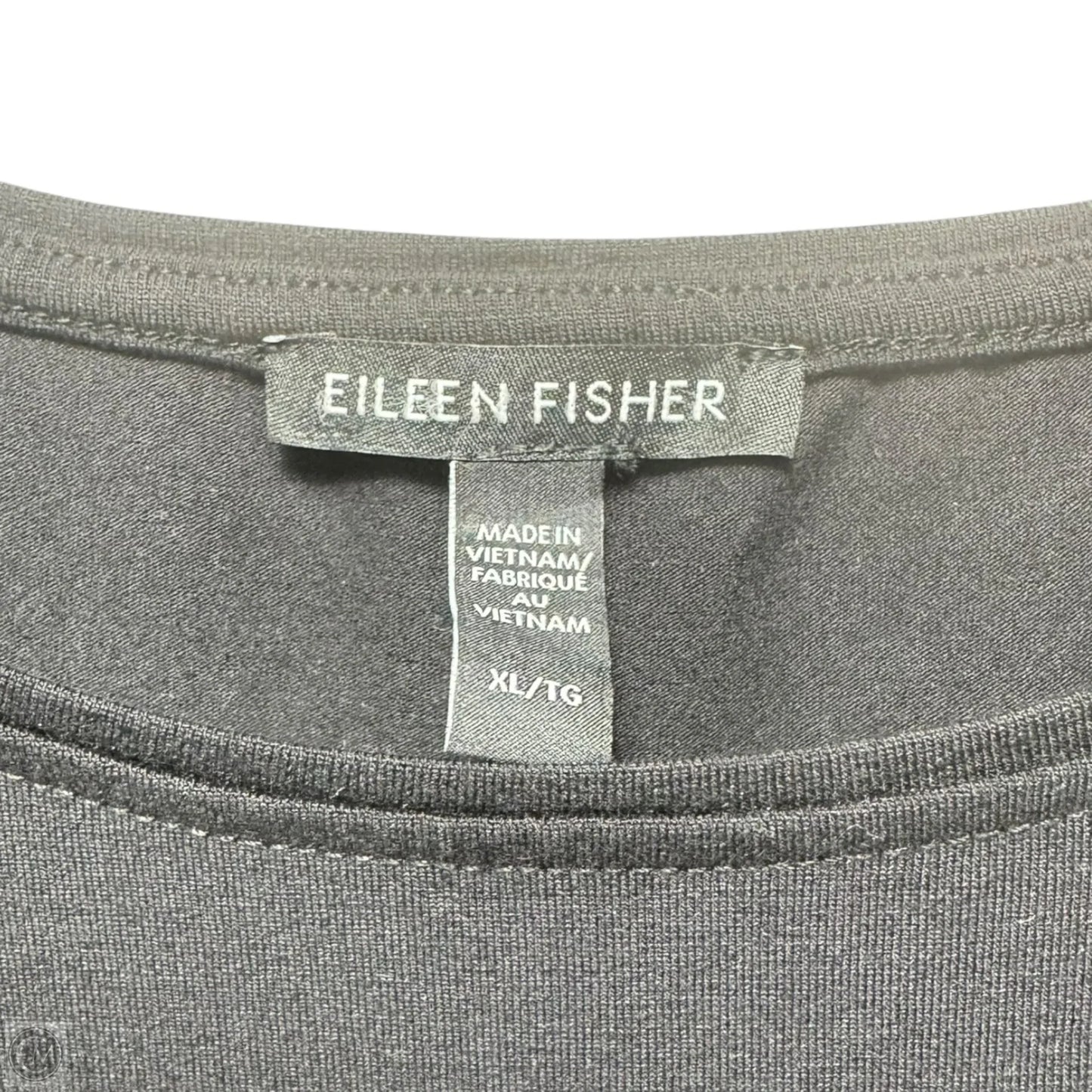 Top Sleeveless By Eileen Fisher In Black, Size: Xl