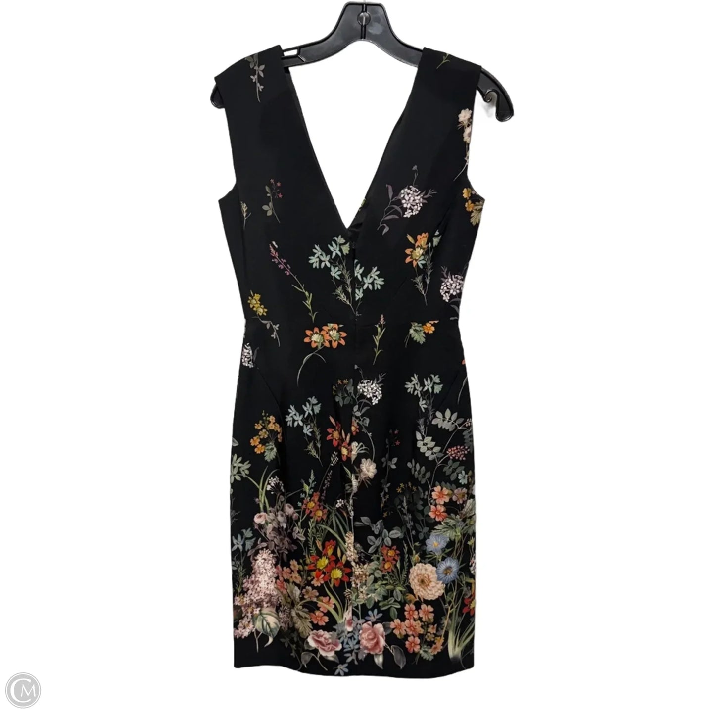 Dress Casual Short By Zara Women In Floral Print, Size: Medium