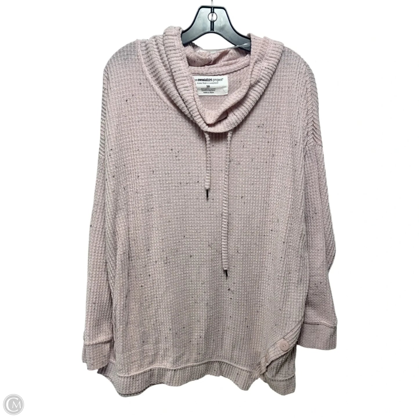 Cowl Neck Sweatshirt By The Sweatshirt Project In Purple, Size: 3x