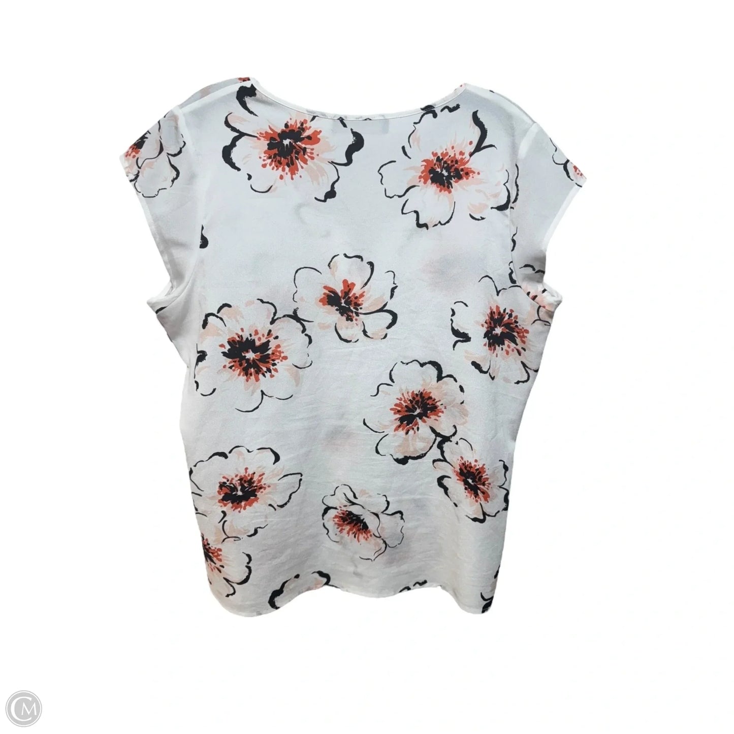 Top Short Sleeve By Ivanka Trump In Floral Print, Size: M
