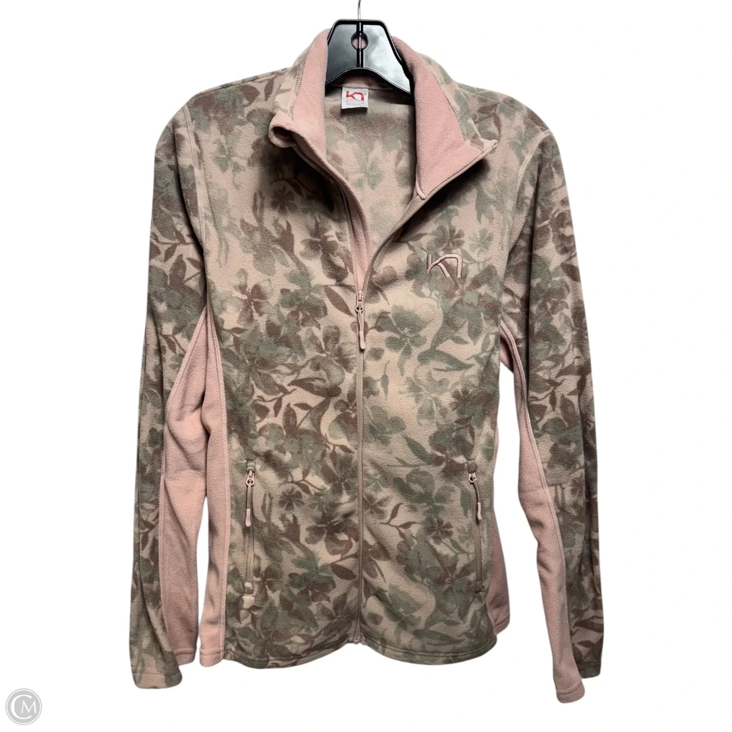 Athletic Jacket By Kari Traa In Floral Print, Size: M