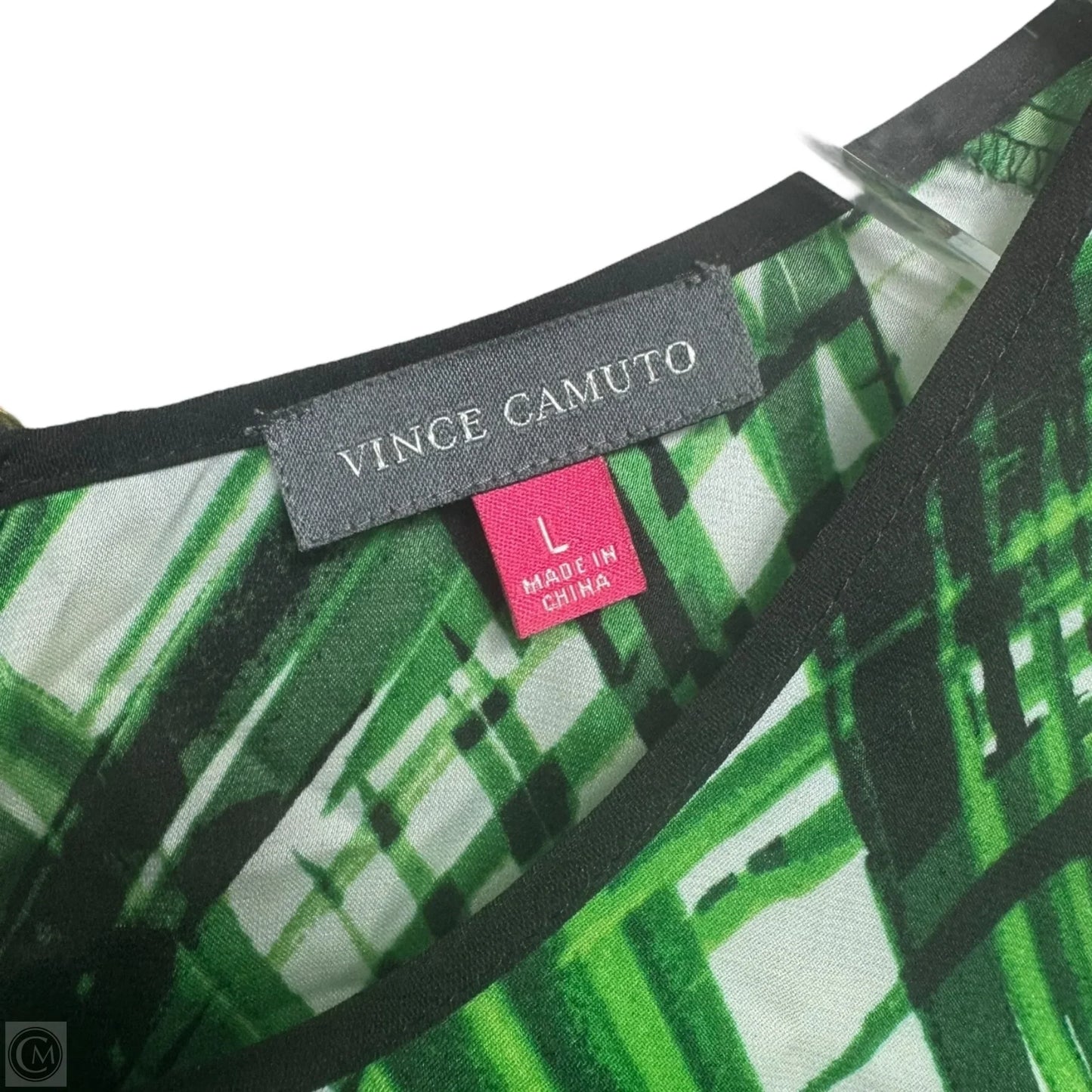 Top Sleeveless By Vince Camuto In Green, Size: L