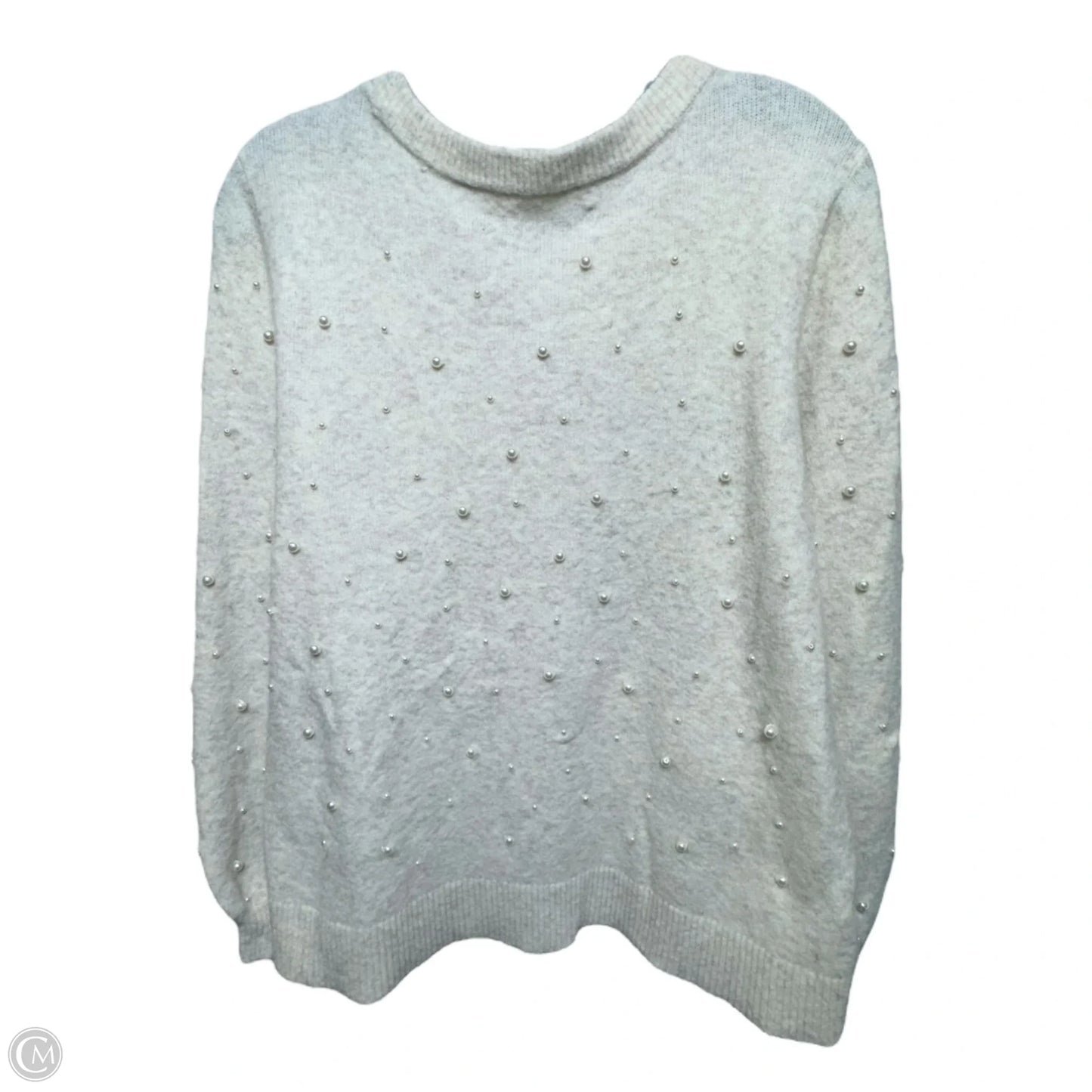Sweater By Loft In Cream, Size: L