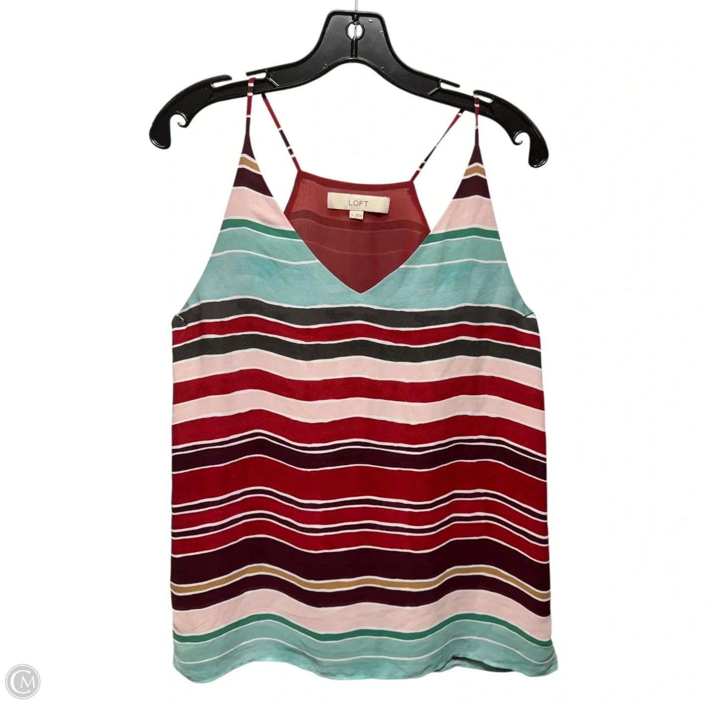 Top Sleeveless By Loft In Multi-colored, Size: S