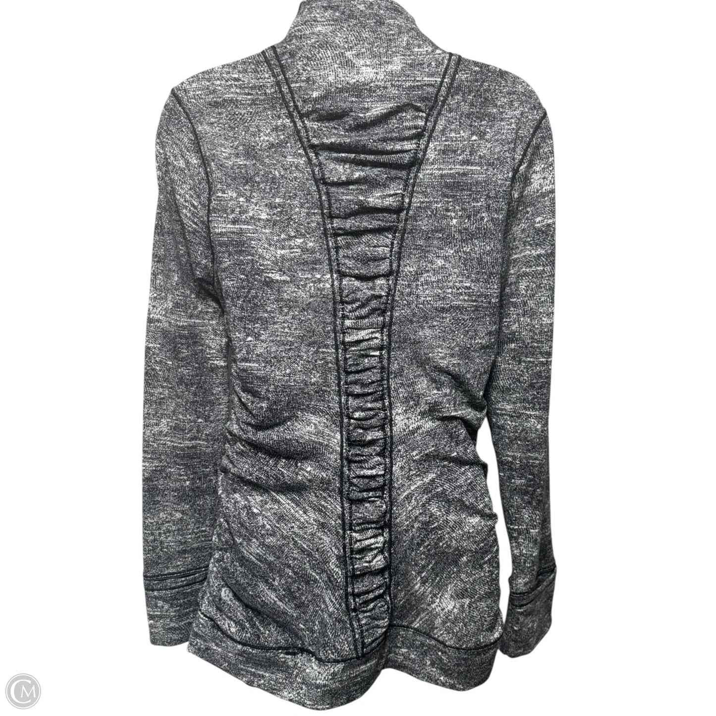 Athletic Jacket By Lululemon In Grey, Size: S