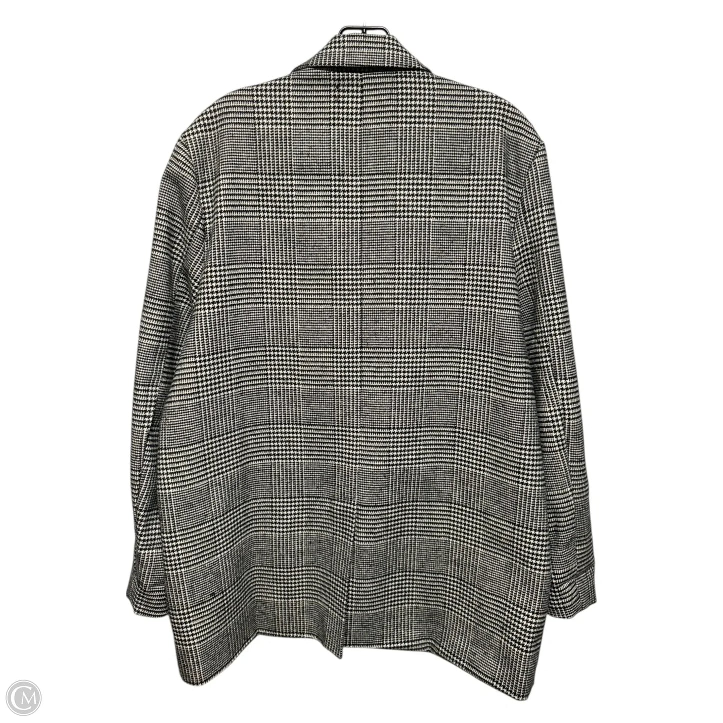 Blazer By Fabrik In Checkered Pattern, Size: L