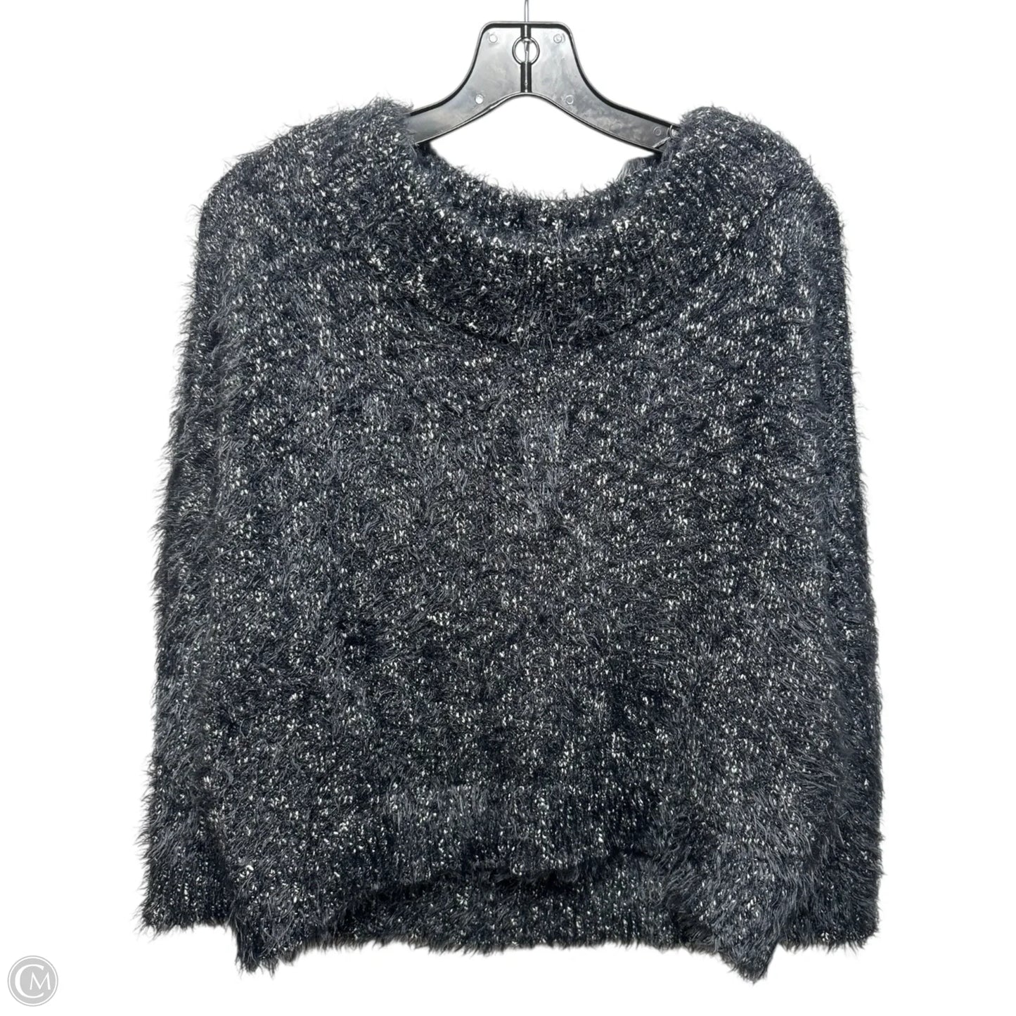 Eyelash Sweater By Express In Black & White, Size: Xs