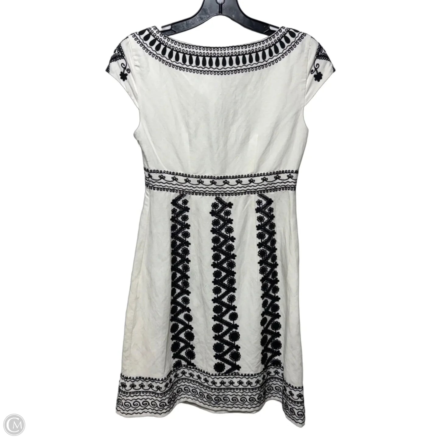 Embroidered Mini Dress By Nanette Lepore In Cream, Size: 2