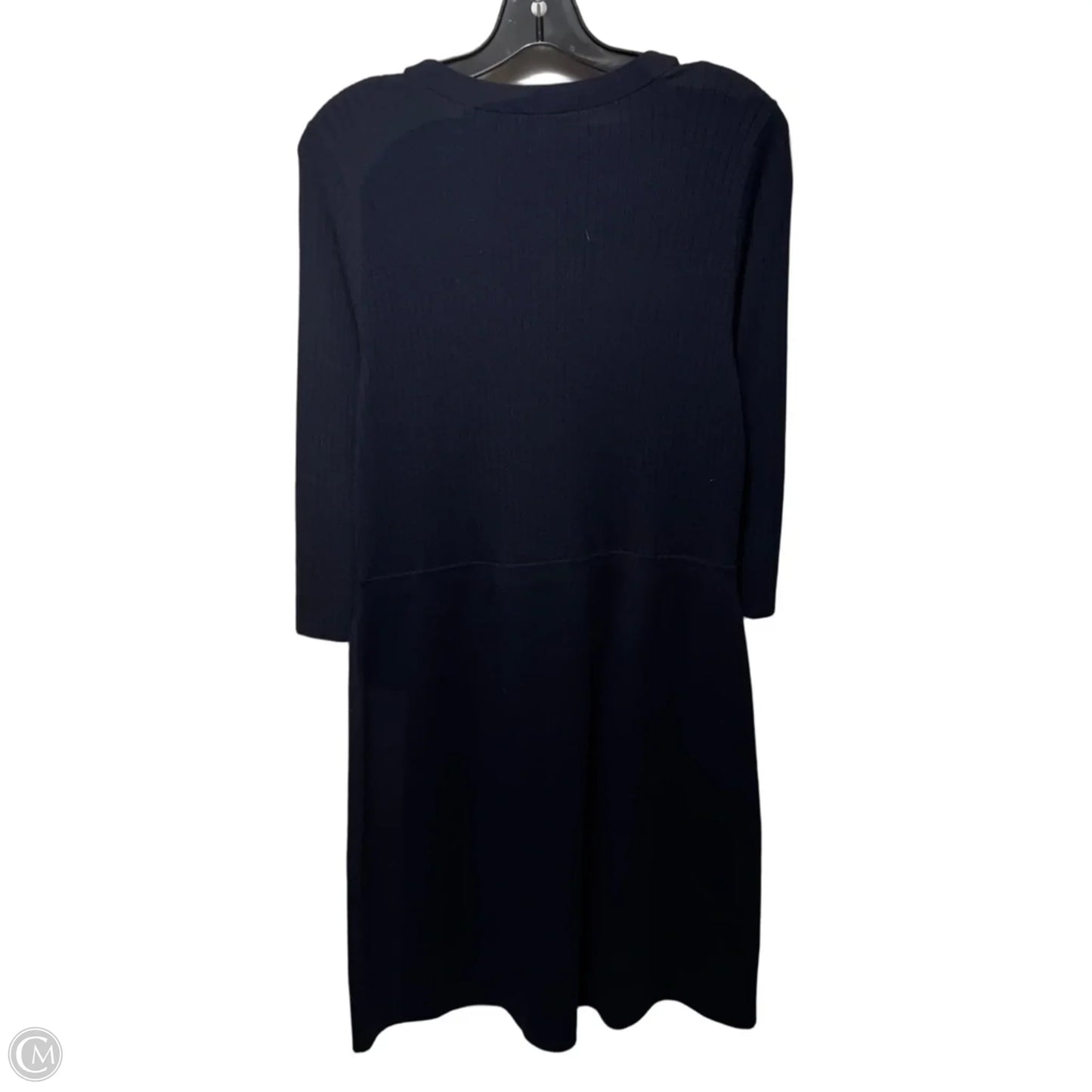 Knit Dress Casual Midi By Talbots In Navy, Size: Mp