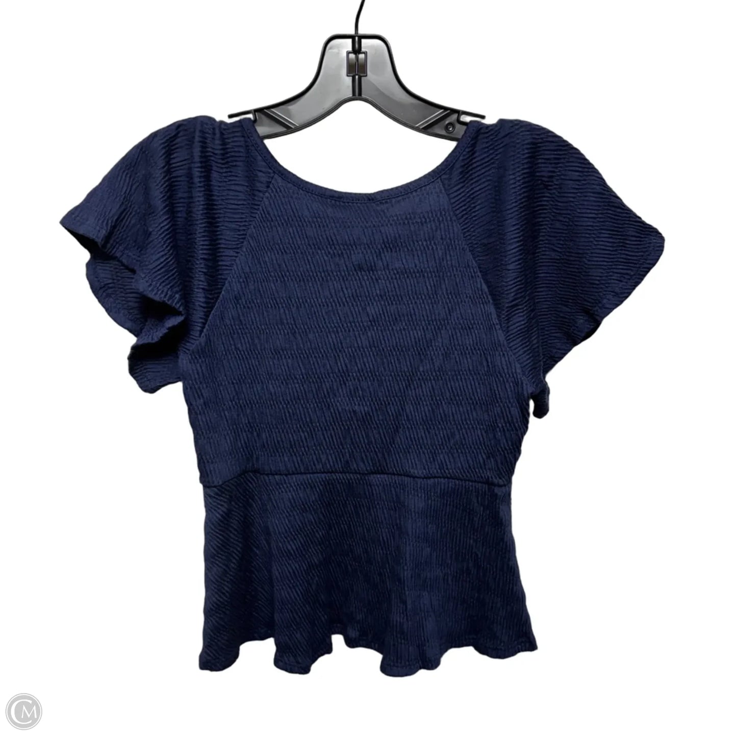 Top Short Sleeve By Blue Rain In Blue, Size: M