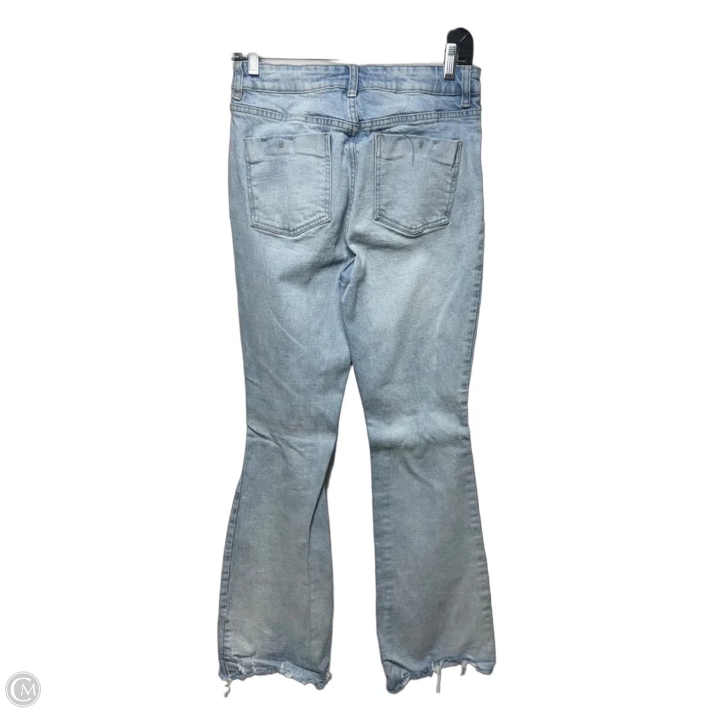 Distressed Jeans Flared By Oat In Blue Denim, Size: 6/28