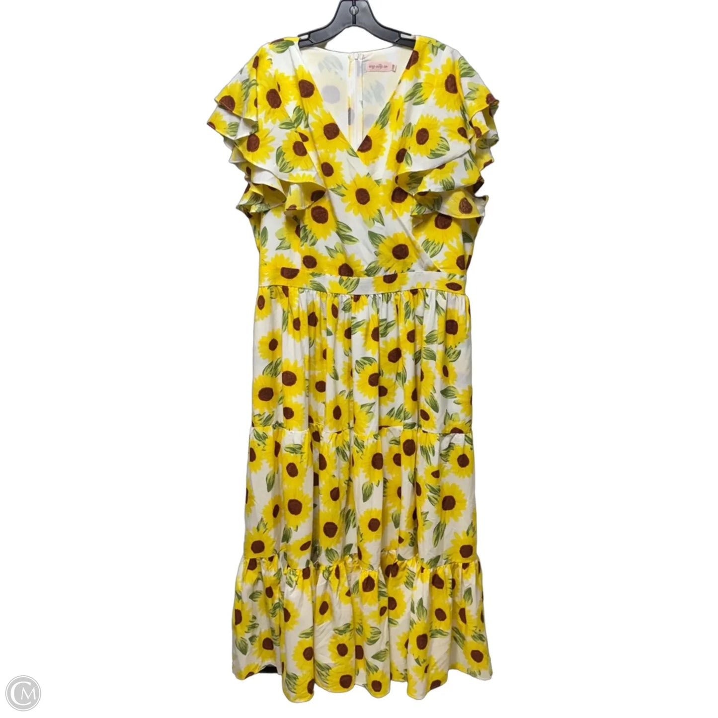 Trixie Maxi Dress By Ivy City Co In Sunflower Print, Size: 20