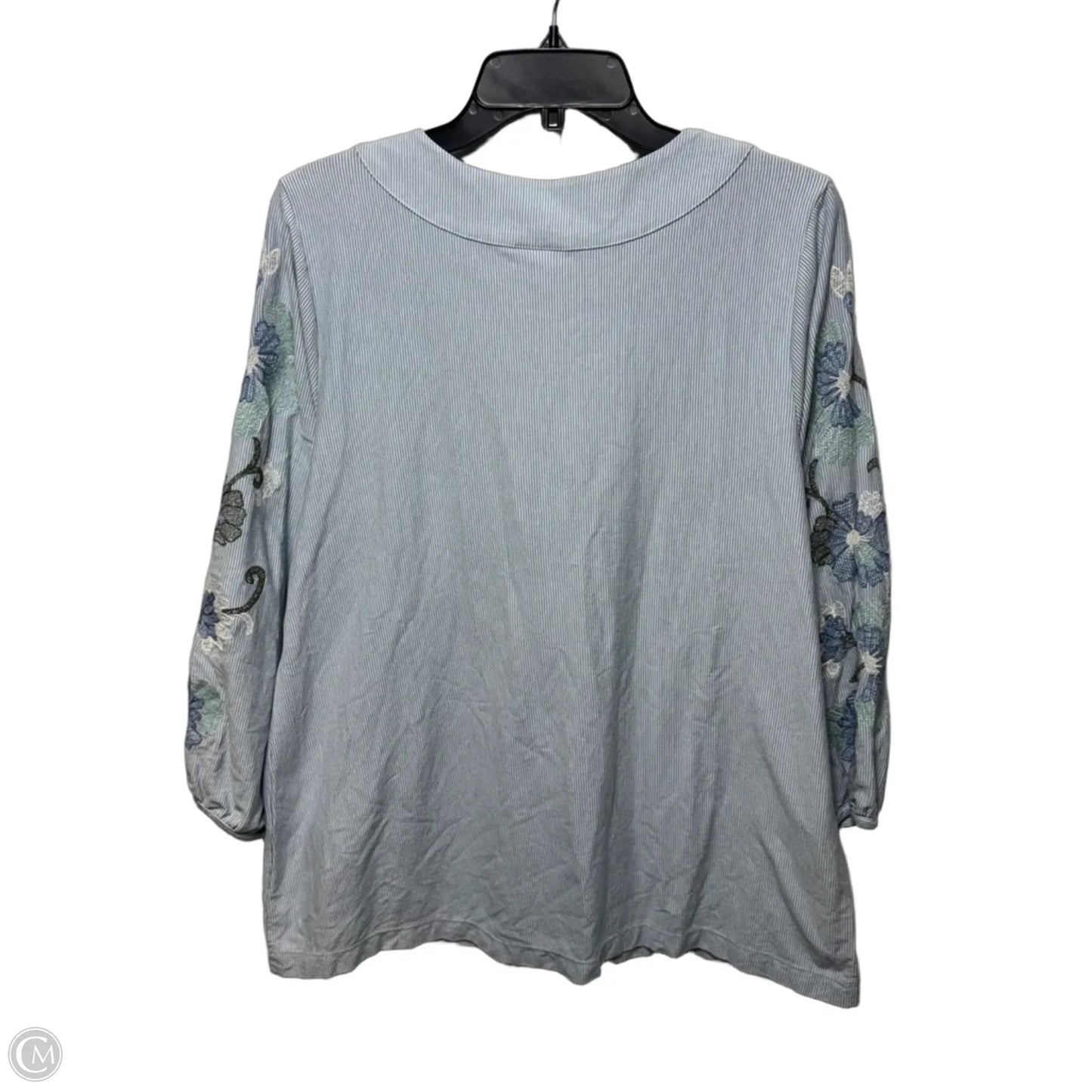 Top Long Sleeve By J. Jill In Floral Print, Size: M Tall