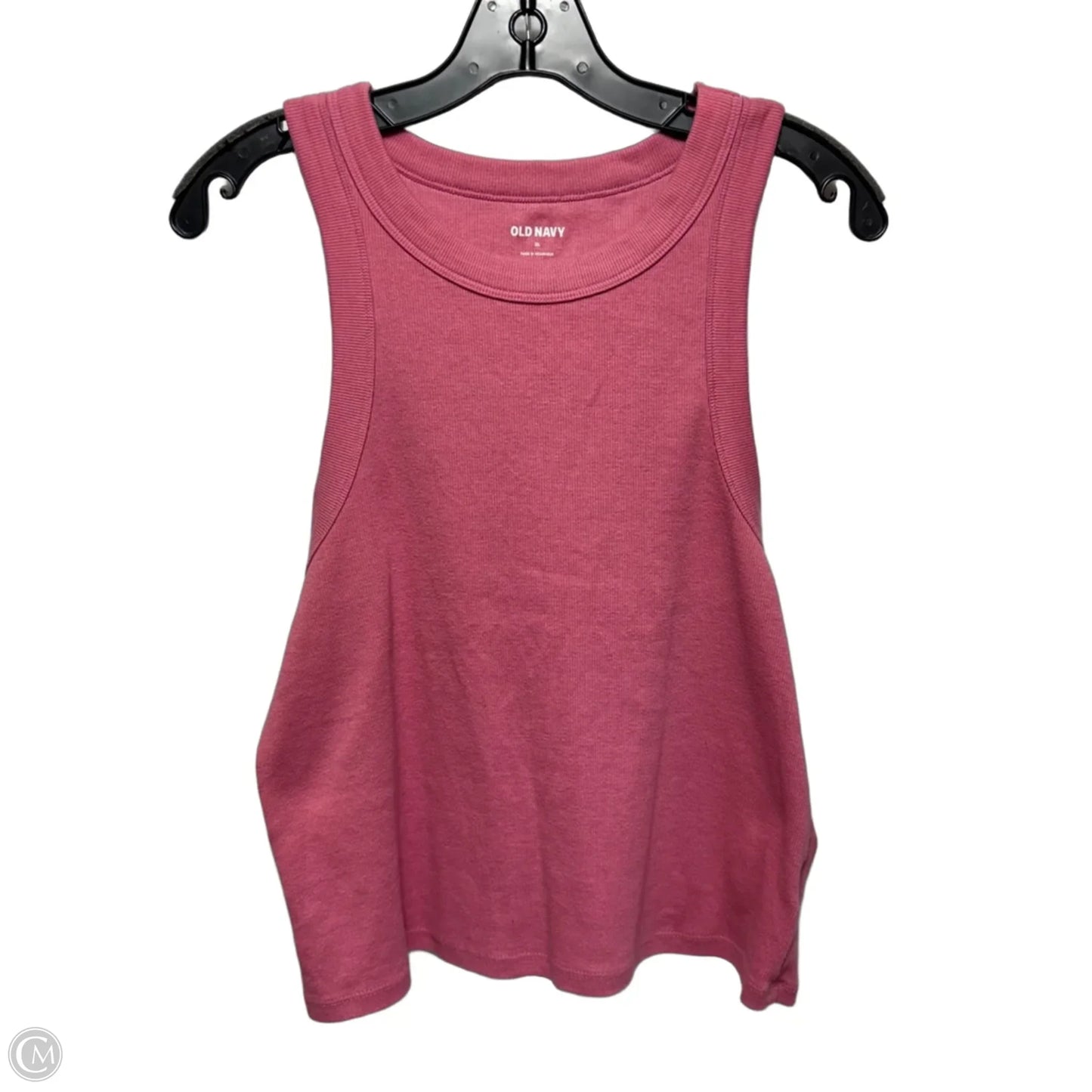 Rib Cropped Tank Top By Old Navy In Pink, Size: Xl