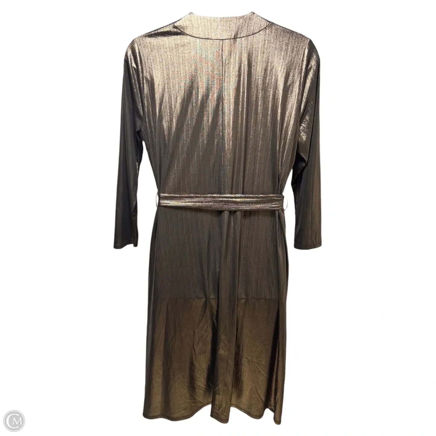 Metallic Duster By Nina Parker In Bronze, Size: 1x