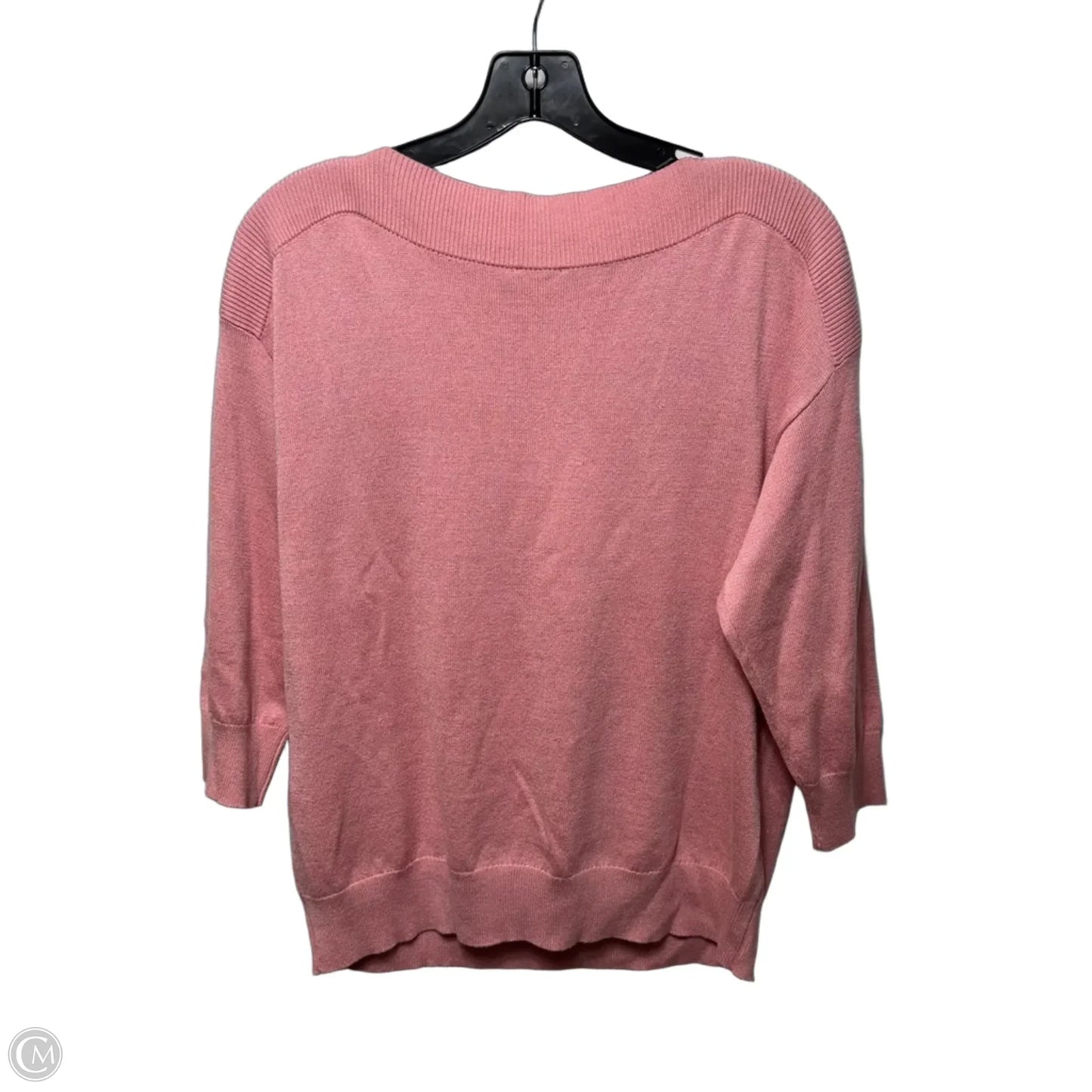 Sweater By Chicos In Pink, Size: 8