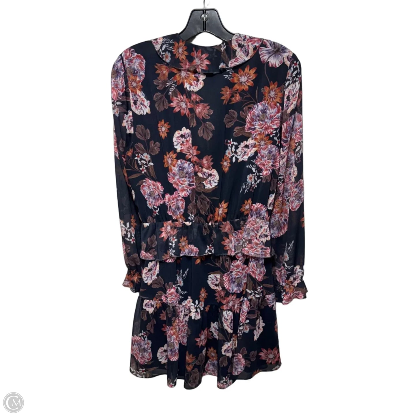 Heidi Long Sleeve Floral Print Mini Dress By Gianni Bini In Floral Print, Size: M