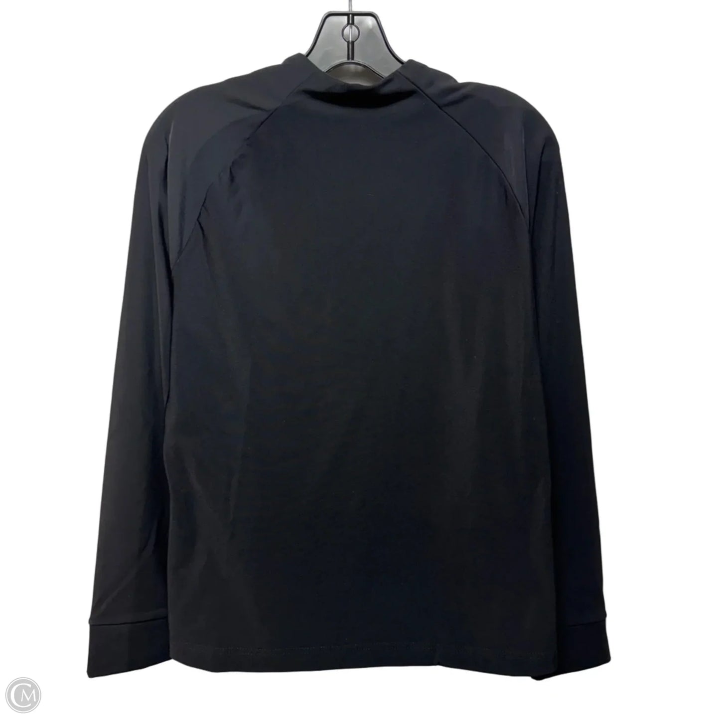 Athletic Top Long Sleeve By Anatomie In Black, Size: L