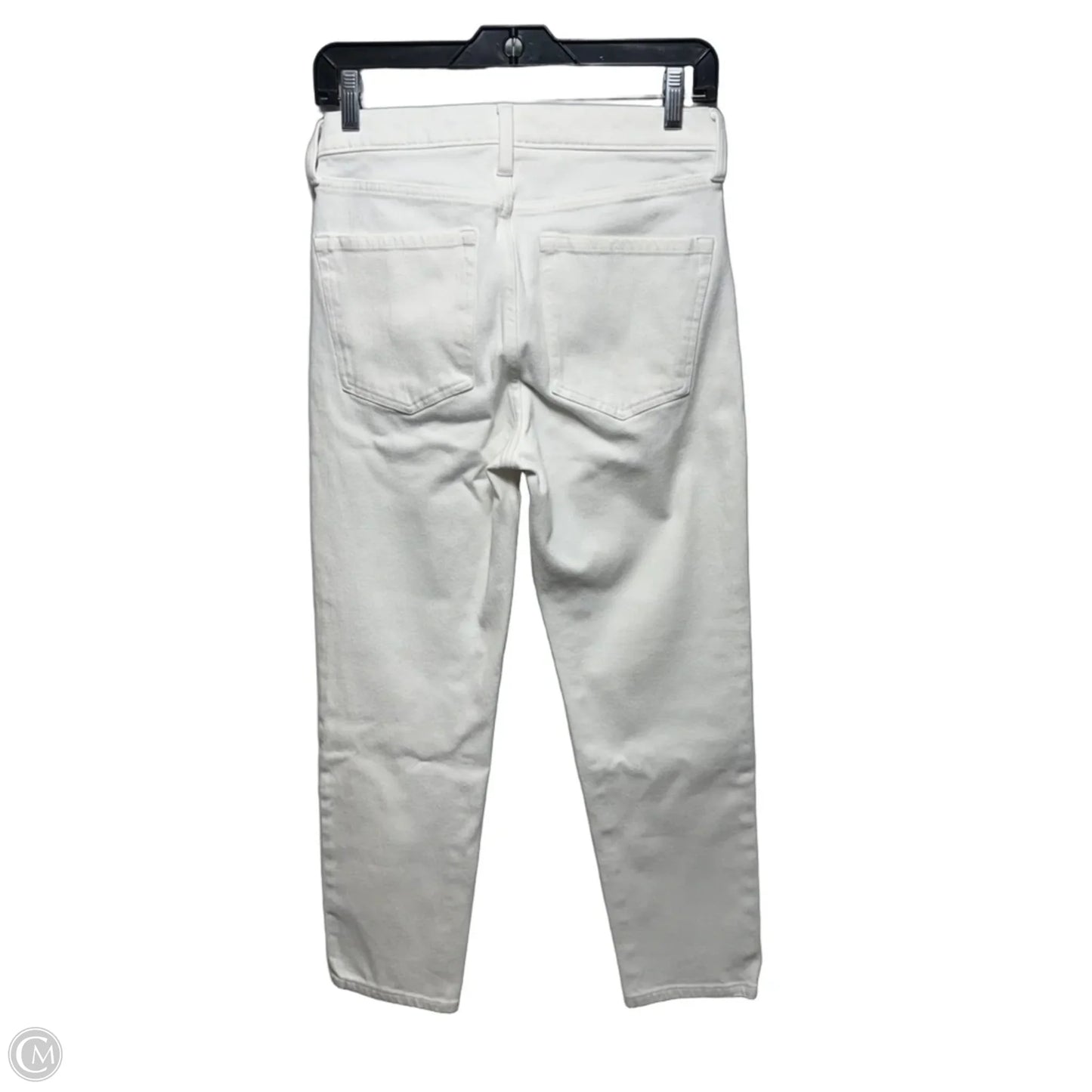 High Rise Skinny Jeans By Banana Republic In White Denim, Size: 6/28