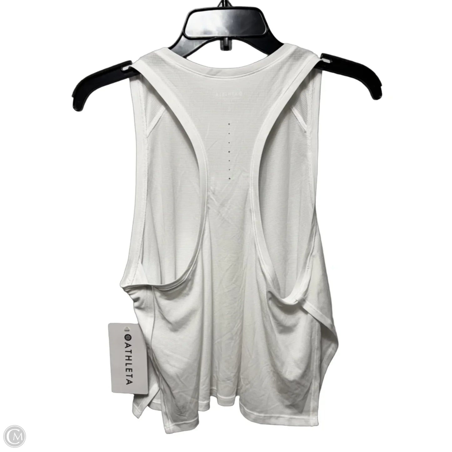 Grid Singlet Athletic Tank Top By Athleta In White, Size: L