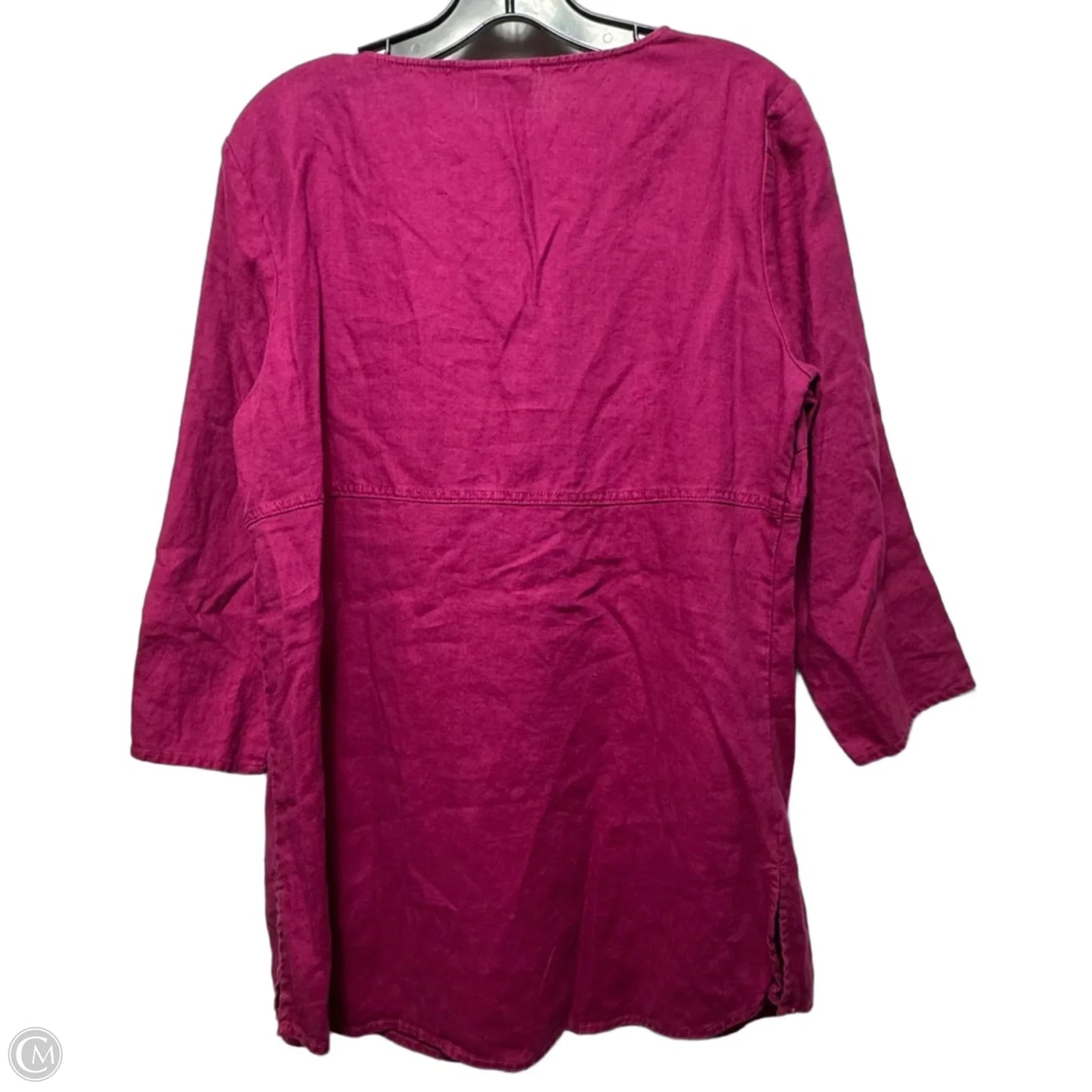 Top Long Sleeve By Hot Cotton In Pink, Size: M